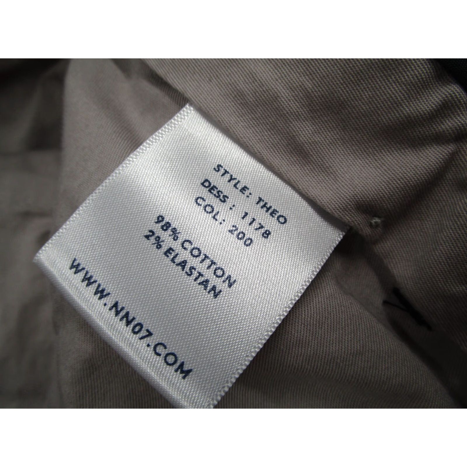 Vintage VINTAGE No Nationality Men's Slim Chino Pants 29 Blue Cotton Blend Casual Work Travel Size US 29 - 4 Thumbnail