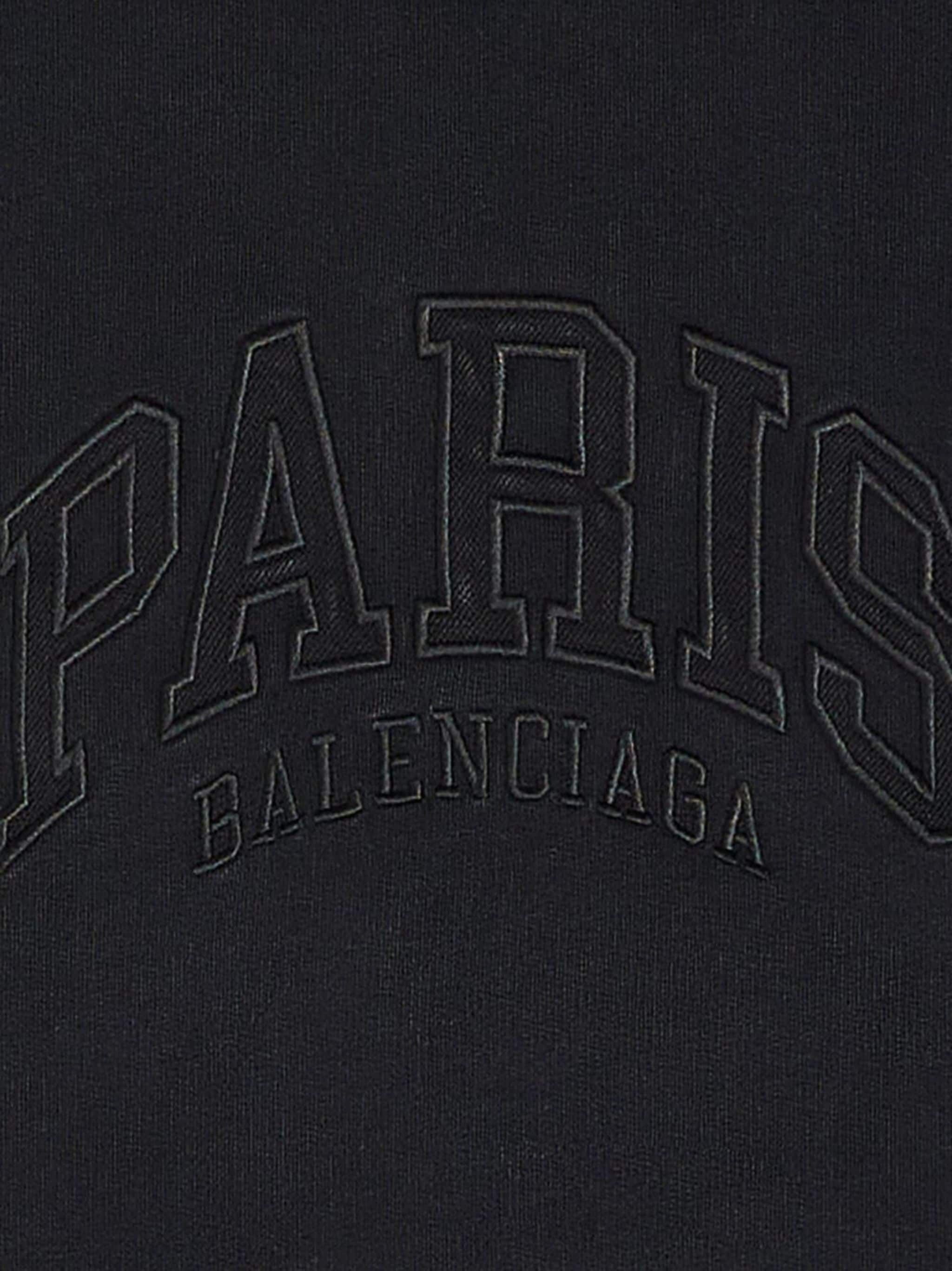 Balenciaga o1la1rc1a1024 Cities Paris Hoodie Oversized in Black Size US XS / EU 42 / 0 - 3 Thumbnail