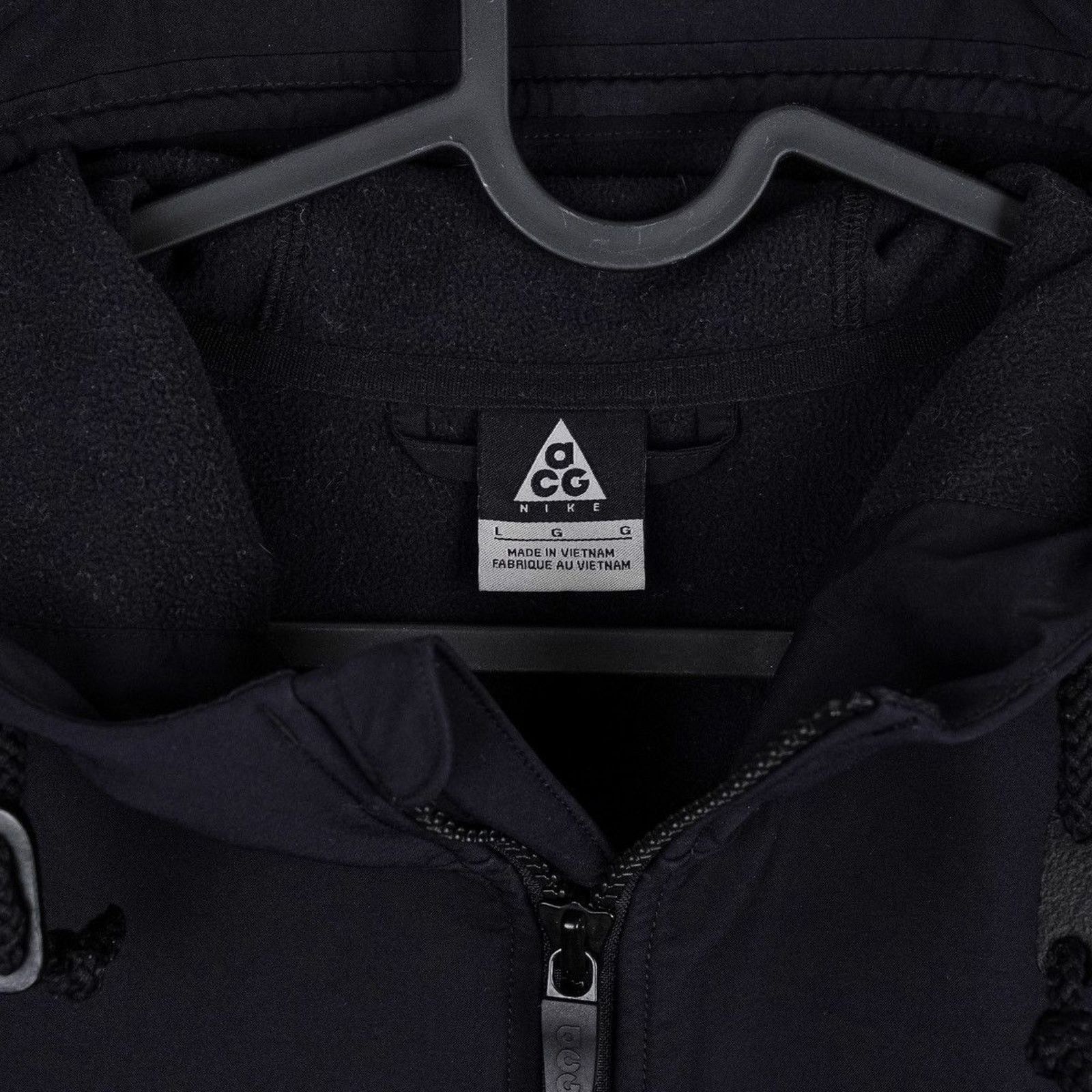 Nike ACG Nike ACG Black Softshell Tech Windproof Hooded Zip Jacket Size US L / EU 52-54 / 3 - 8 Thumbnail