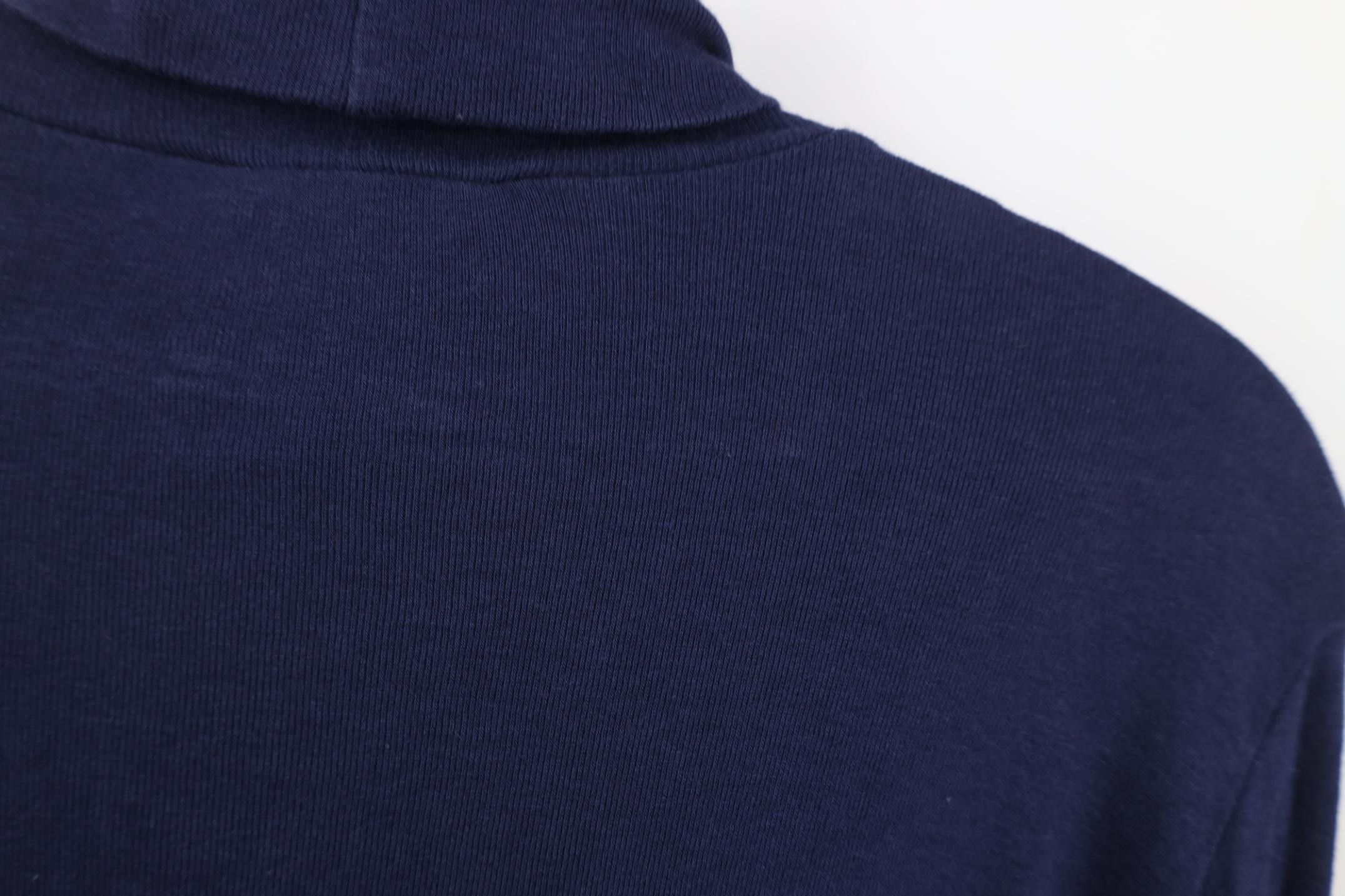 Polo Ralph Lauren Vintage 90s Ralph Lauren Ribbed Knit Turtleneck T-Shirt Blue Size XL / US 12-14 / IT 48-50 - 10 Thumbnail