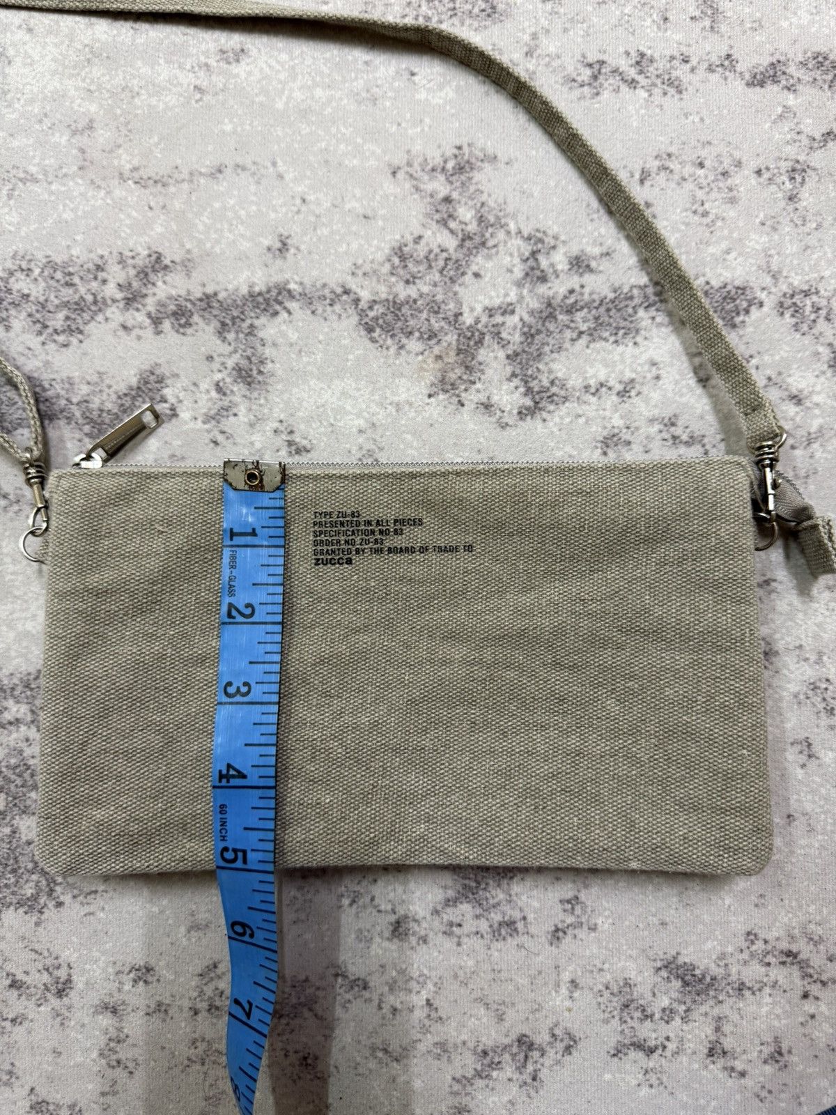 Zucca Vintage Zucca Canvas Sling Bag Size ONE SIZE - 8 Thumbnail