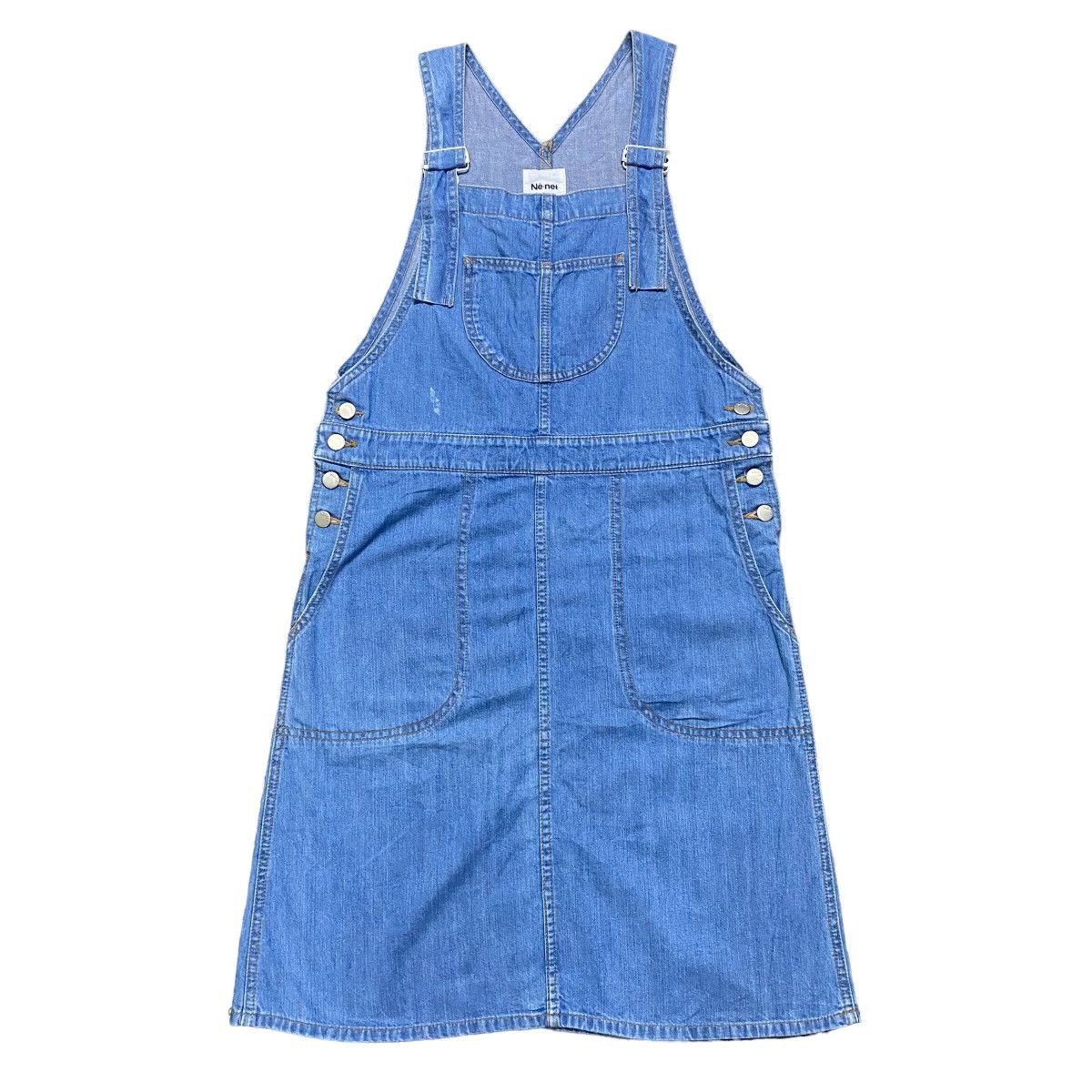 Issey Miyake Ne-net Denim Overall Dress Size M / US 6-8 / IT 42-44 - 1 Thumbnail