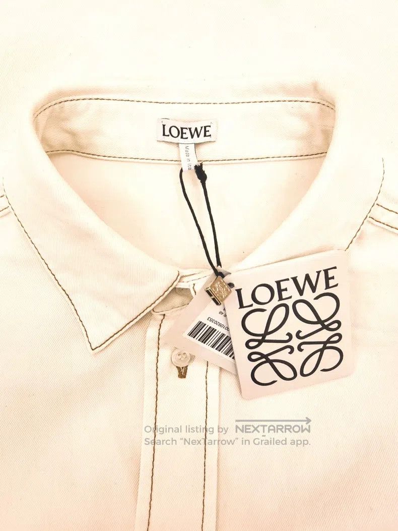 Loewe Loewe Off-white shirt jacket Size US M / EU 48-50 / 2 - 4 Thumbnail