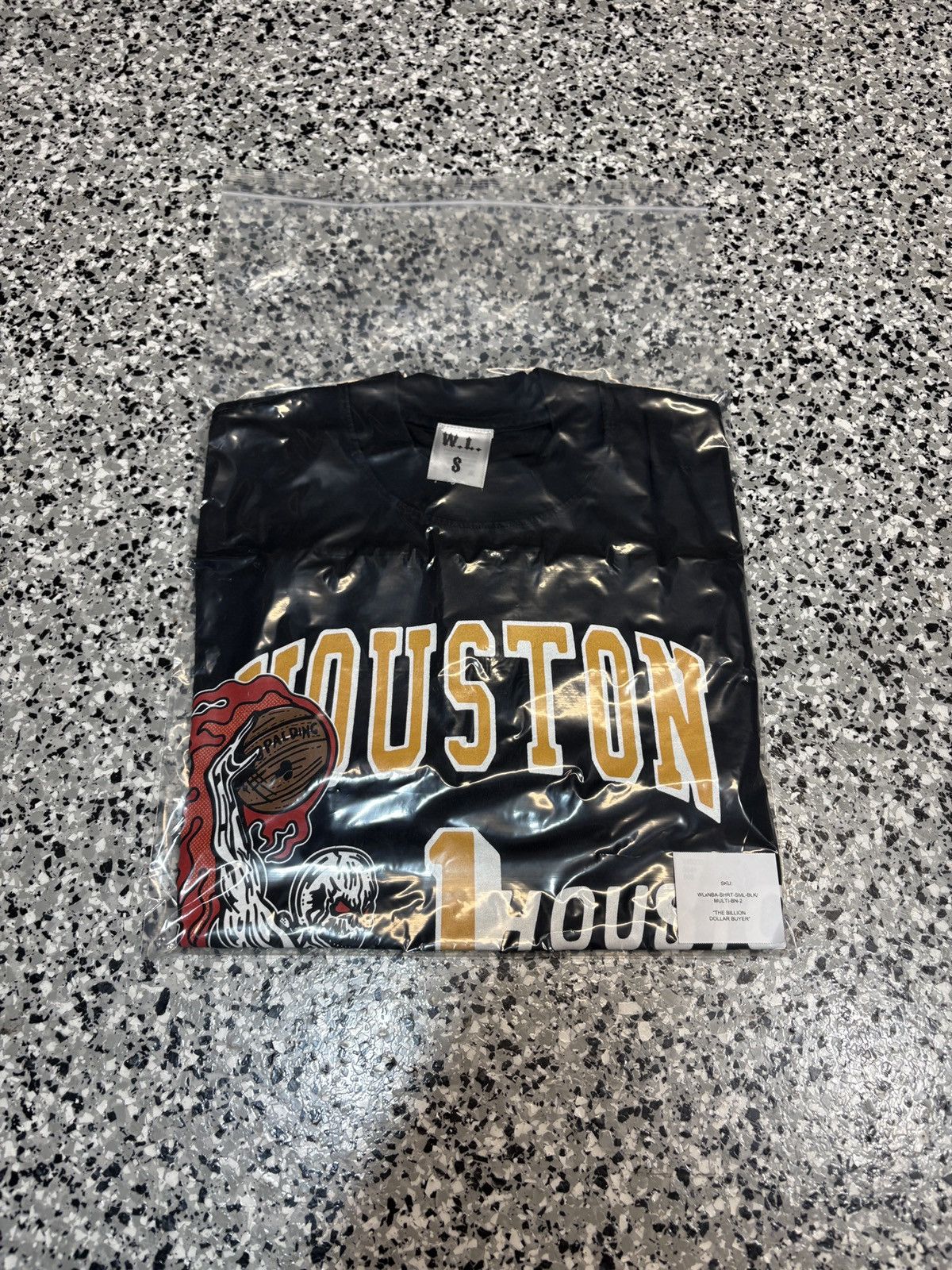 NBA × Warren Lotas Warren Lotas X NBA Houston Rockets Black T-Shirt Size S Size US S / EU 44-46 / 1 - 4 Thumbnail