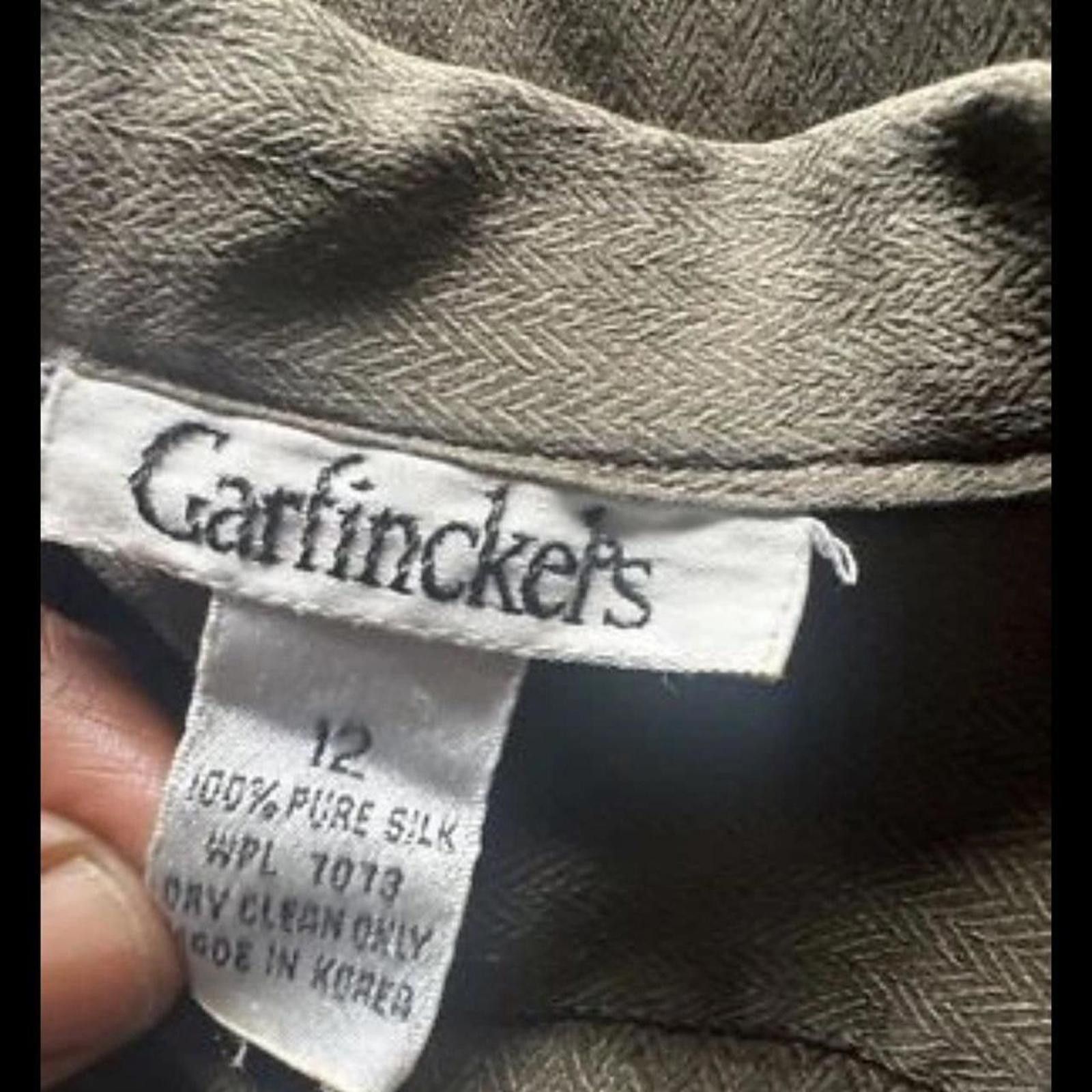 Other Vintage 80s Silk Garfinkel’s Blouse Size M medium Size M / US 6-8 / IT 42-44 - 3 Thumbnail