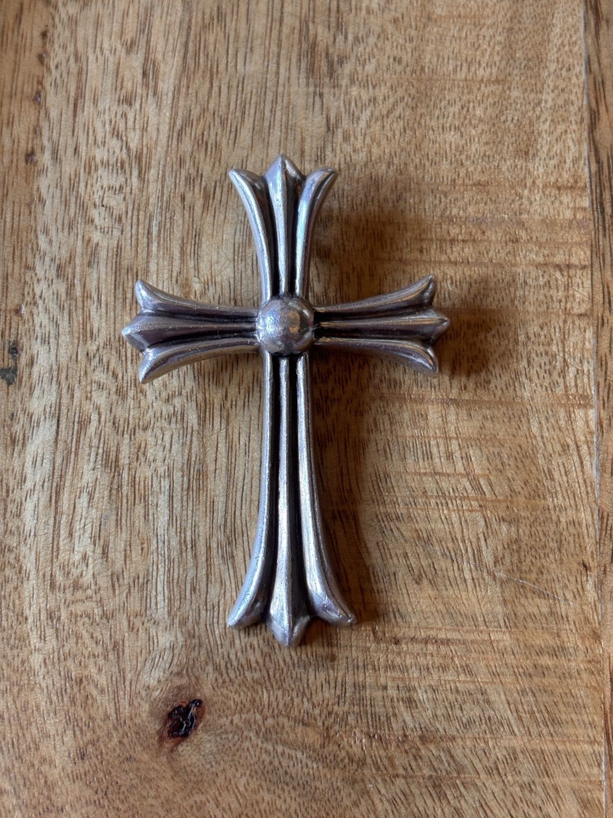 Chrome Hearts Chrome Hearts Large Cemetery Cross Pendant/Keychain