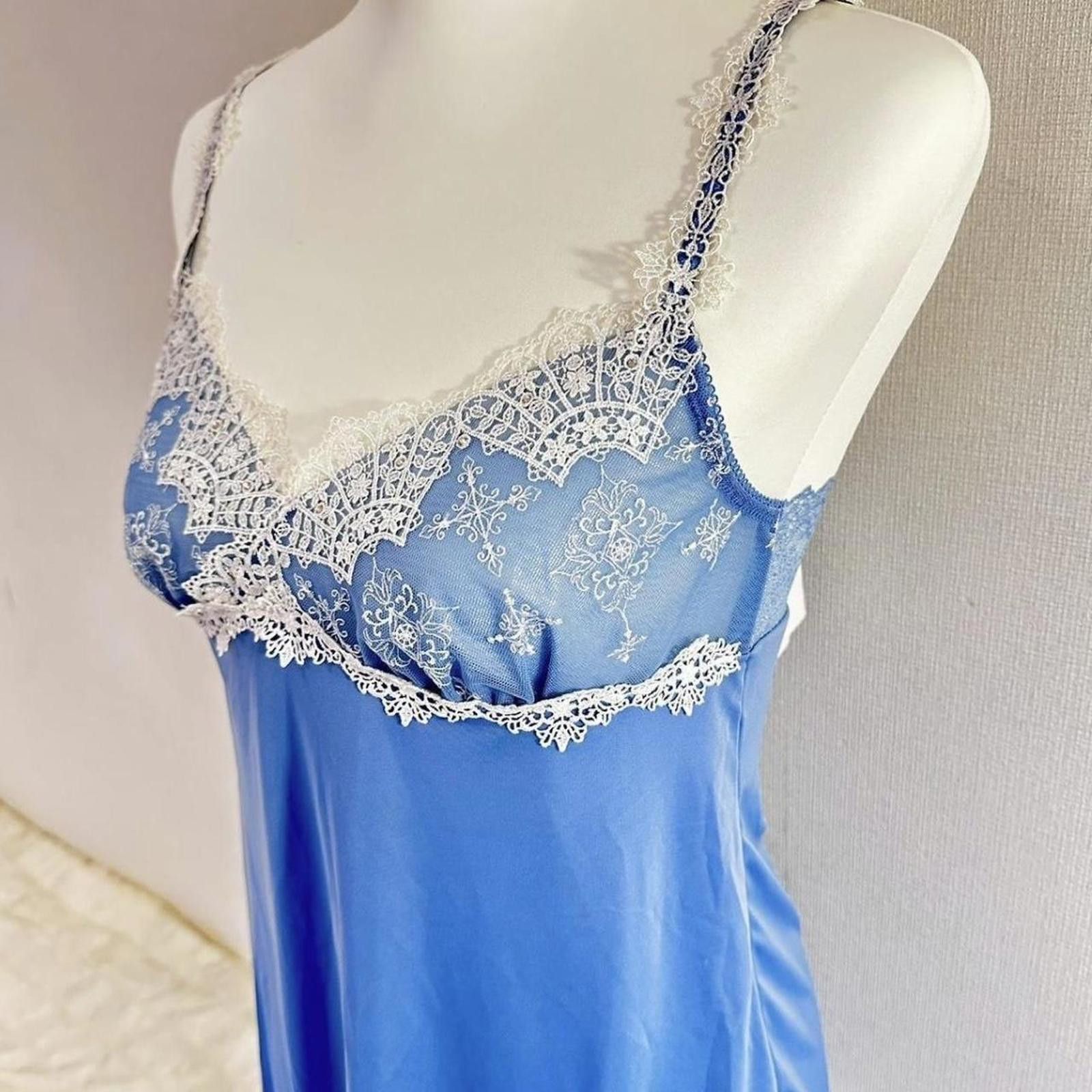 Other Beautiful detailed sheer whimsy blue camisole top Size XS / US 0-2 / IT 36-38 - 2 Thumbnail