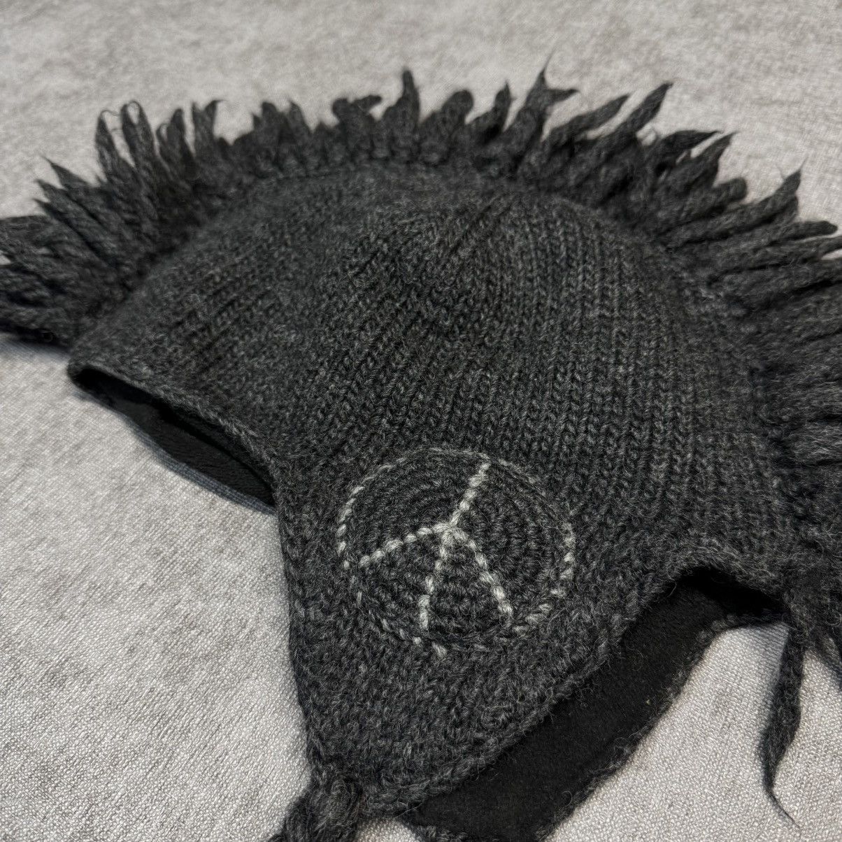 Japanese Brand Vintage Avant-garde Hat hand knit Japanese style Size ONE SIZE - 2 Thumbnail