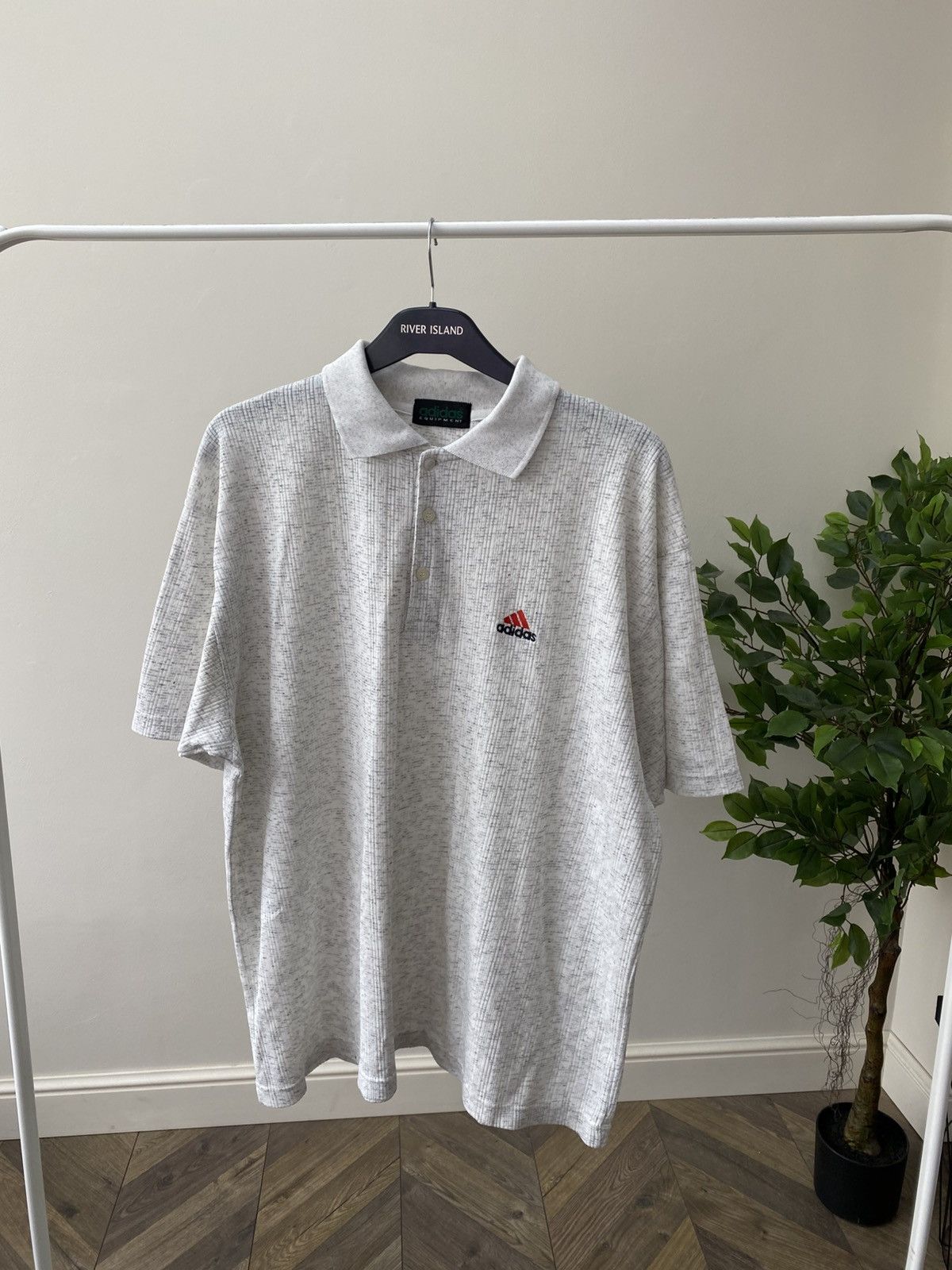Adidas × Vintage Vintage Adidas Equipment Polo 90s Rare Hype Tee Size US XL / EU 56 / 4 - 3 Thumbnail