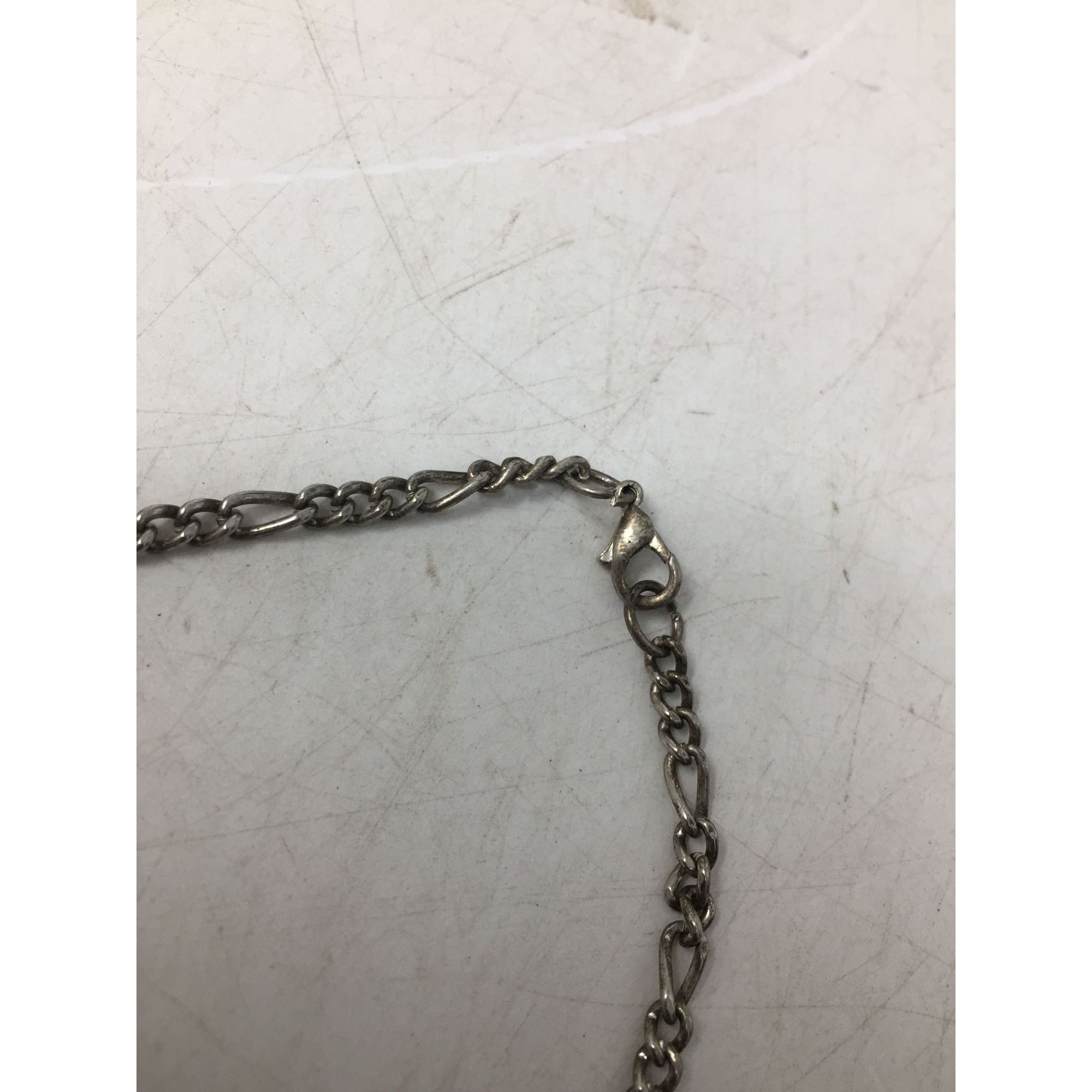 Other Unisex Silver Tone Chain Necklace with Clasp Size ONE SIZE - 4 Thumbnail
