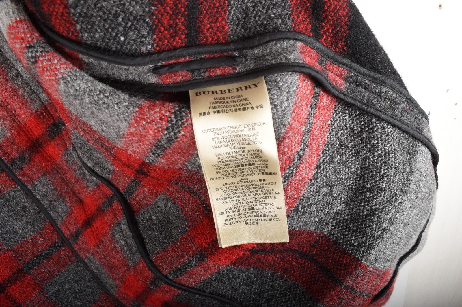 Burberry Original Burberry Brit Women Wool Coat Size UK4 US2 H5392 Size XXS / US 00 / IT 34 - 5 Thumbnail