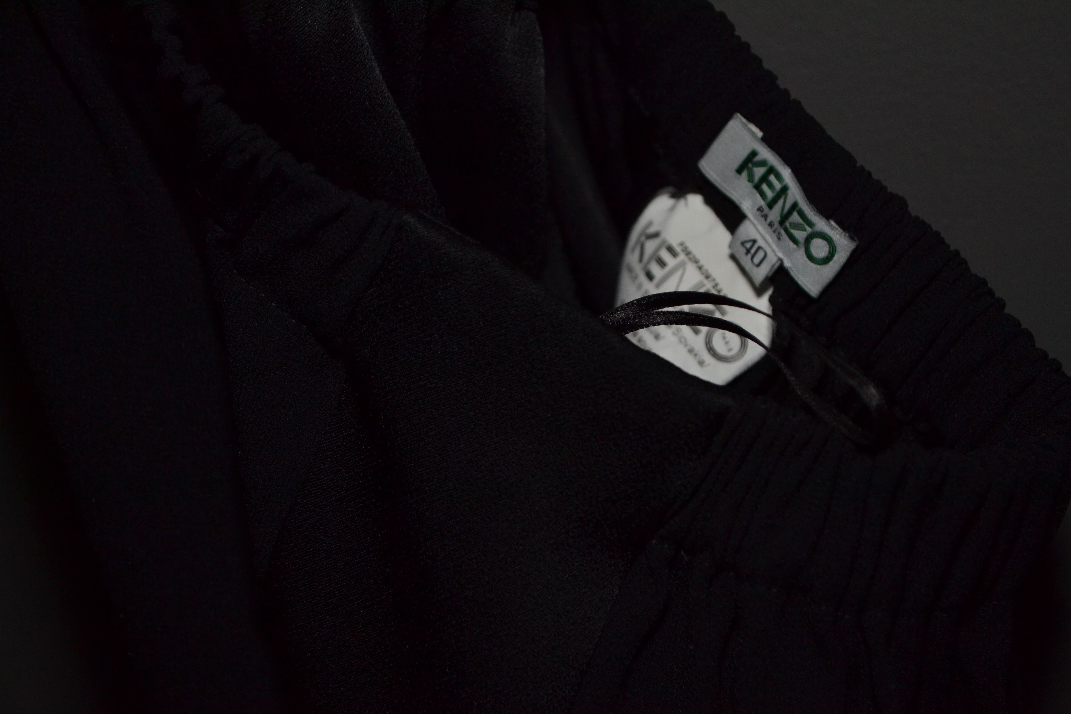Kenzo Kenzo Black Casual Trousers Pants Women's 40 Side Stripe Size 27" / US 4 / IT 40 - 9 Thumbnail