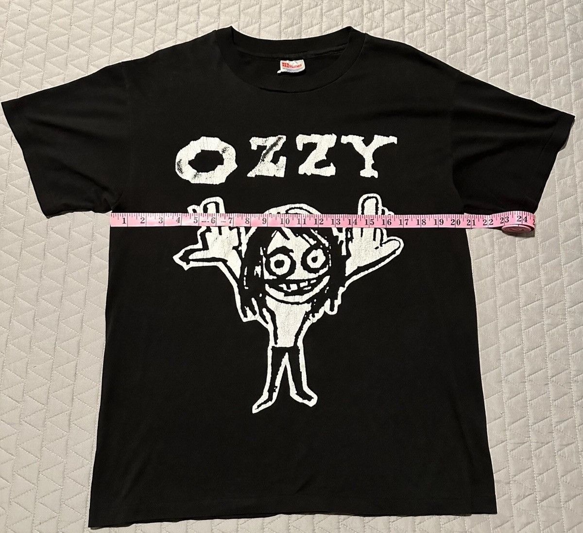 Ozzy Osbourne Ozzy Osbourne 1996 Vinatge Large Tee RARE Gold Script Size US L / EU 52-54 / 3 - 4 Thumbnail