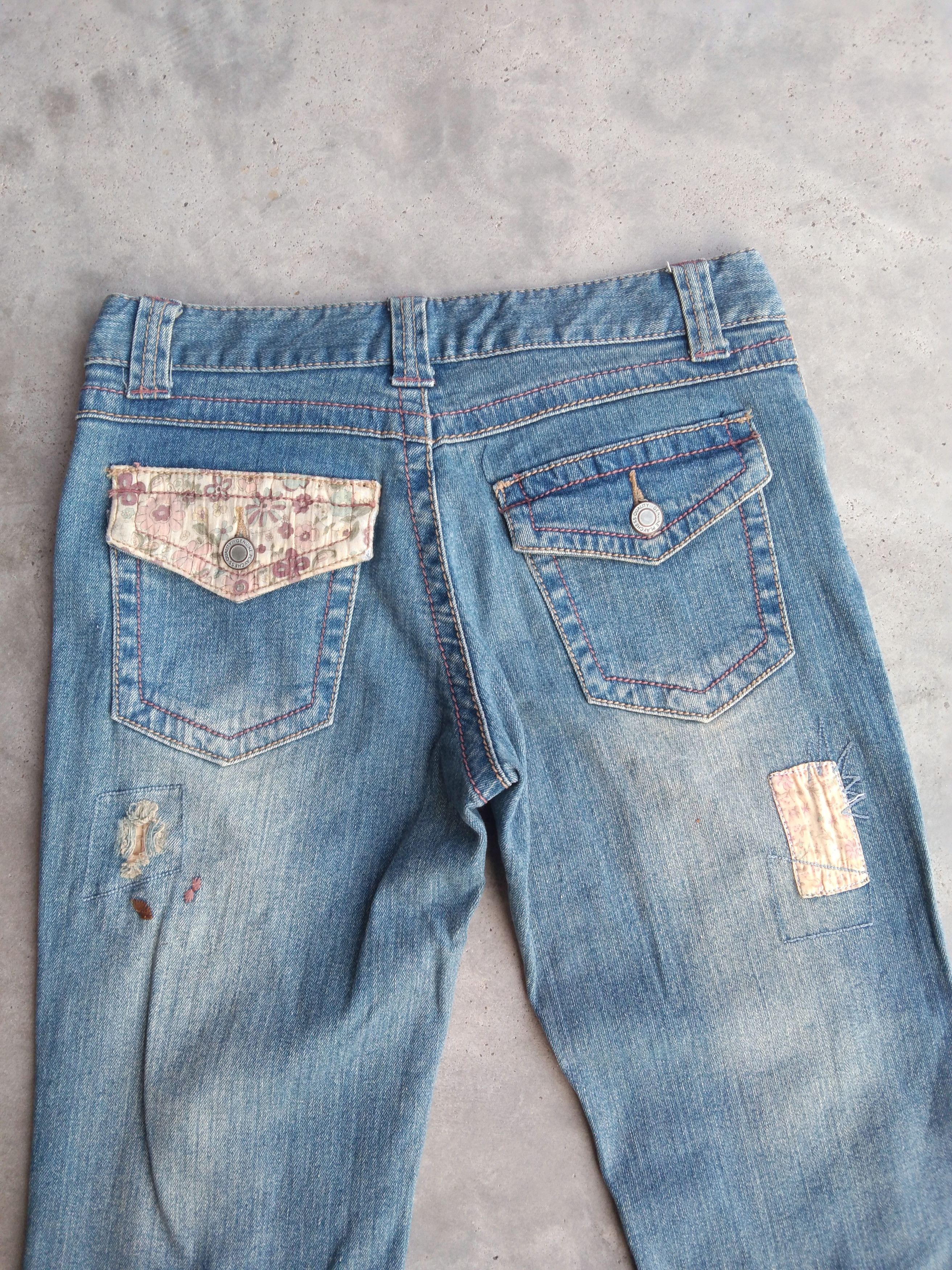 Japanese Brand Vintage Flared Japanese Brand Boot Cut Jeans 27x30 Size US 27 - 3 Thumbnail