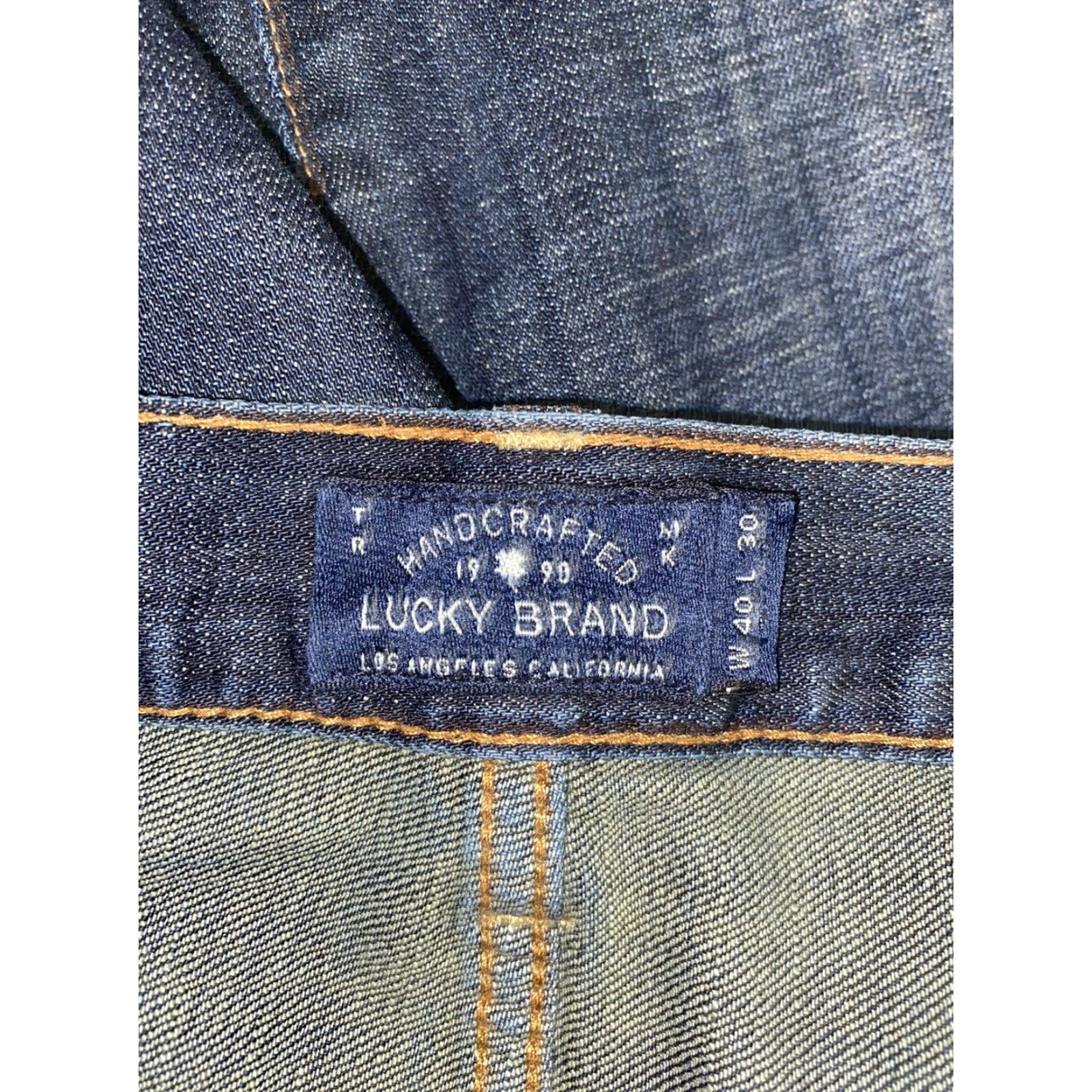 Lucky Brand Lucky Brand Mens Jeans Straight W40xL30 Blue Mens Size US 40 / EU 56 - 5 Thumbnail