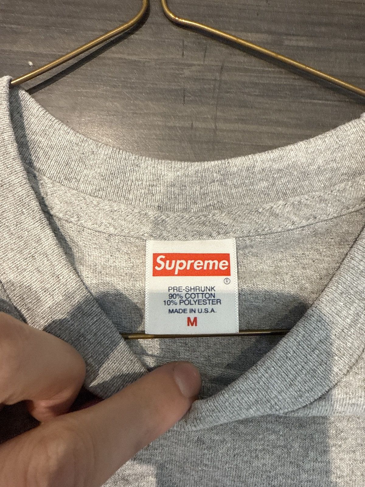 Supreme Supreme FW20 Jet T-Shirt Heather Grey Size US L / EU 52-54 / 3 - 3 Thumbnail