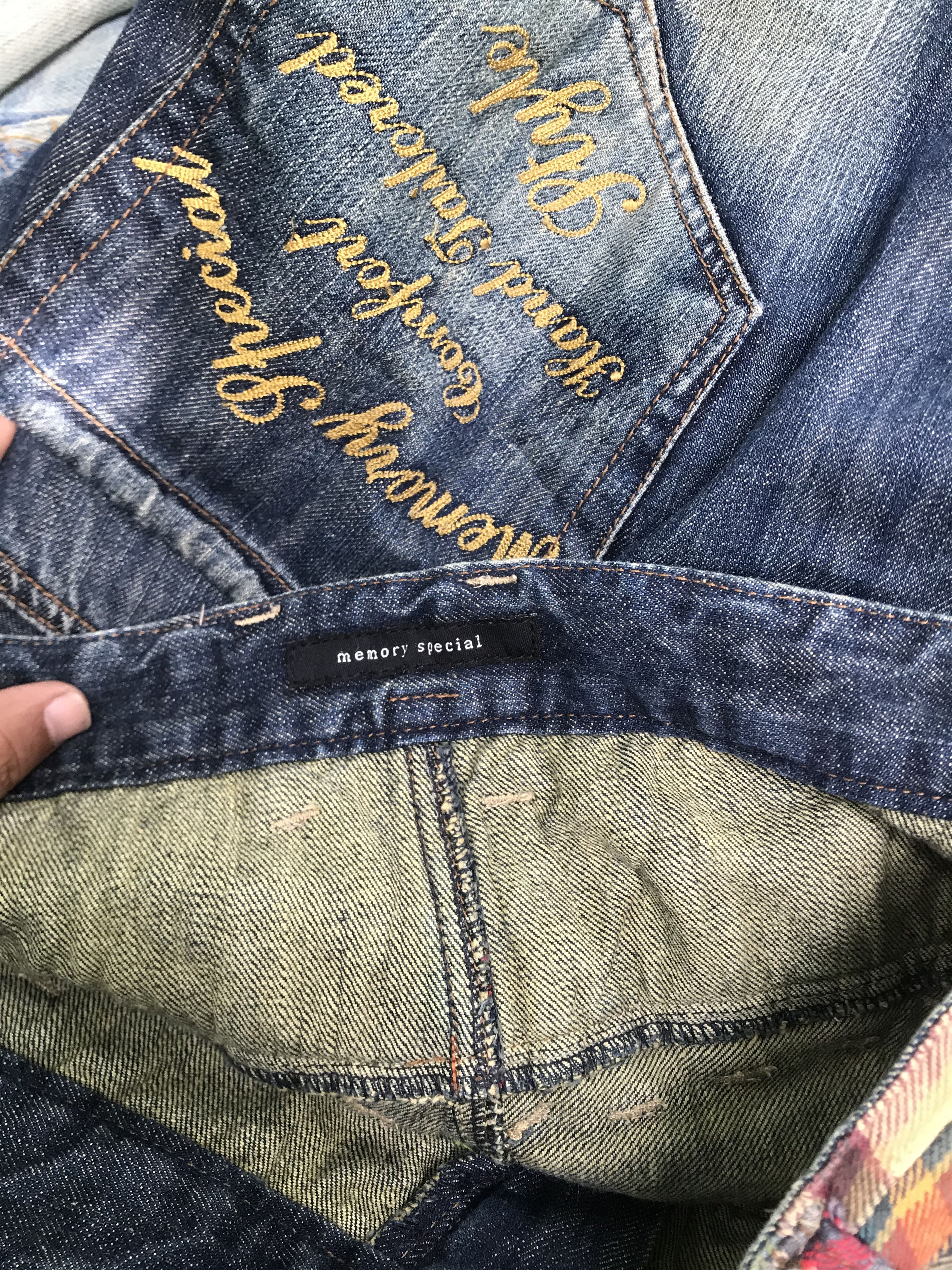 Hysteric Glamour Memory Special Rusty Mud Double Waist Denim Pants Size US 30 / EU 46 - 3 Thumbnail
