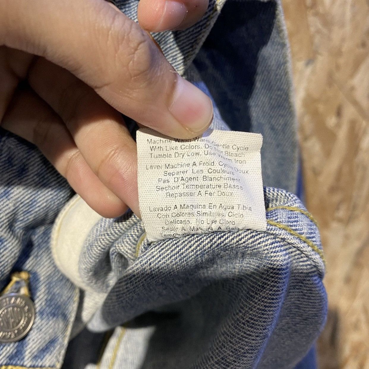 DKNY × Vintage Rare 90s Vintage DKNY AMERICAN ATHLETIC NYC Jeans Jackets Size US M / EU 48-50 / 2 - 12 Thumbnail