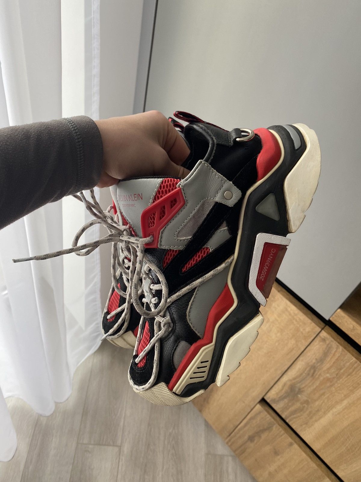 Calvin Klein 205W39NYC Calvin Klein 205W39NYC x Raf Simons Strike 205 Sneakers Size US 7 / EU 40 - 3 Thumbnail