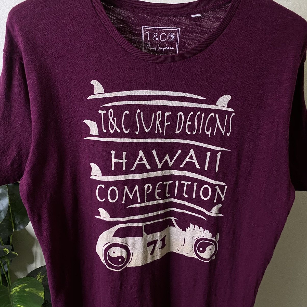 Other T&C Surf Hawaii Loopwheel Cotton T Shirt Size US L / EU 52-54 / 3 - 2 Thumbnail