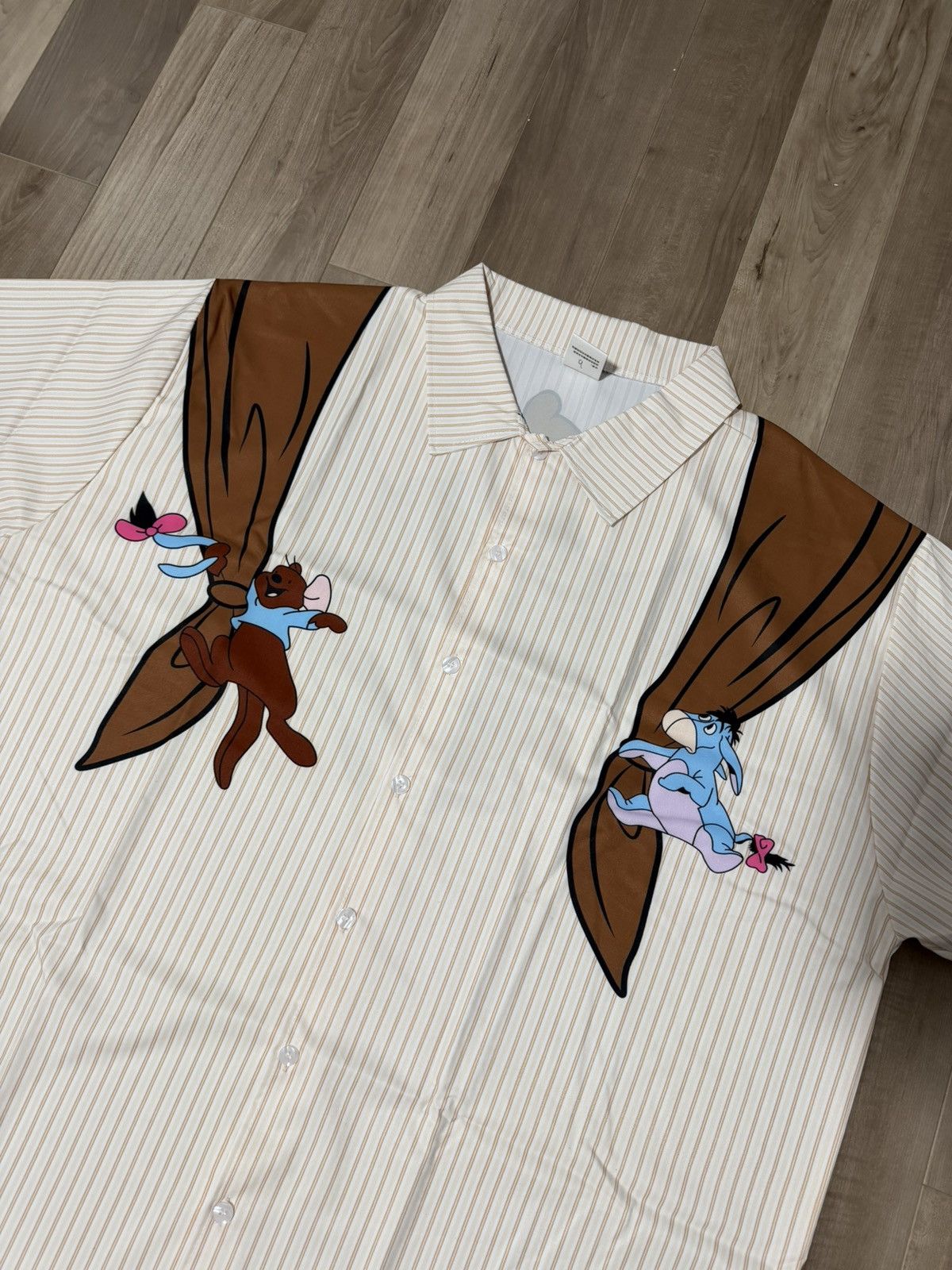 Vintage Retro Children's Playful Bear Striped Short-Sleeved Sh Size US XL / EU 56 / 4 - 3 Thumbnail