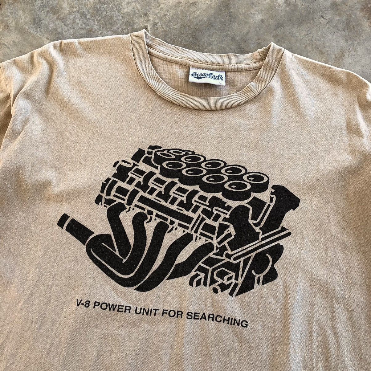 Gear for Sports × Vintage OCEAN EARTH V-8 Power Engine Motorsport T-Shirt Size US L / EU 52-54 / 3 - 3 Thumbnail