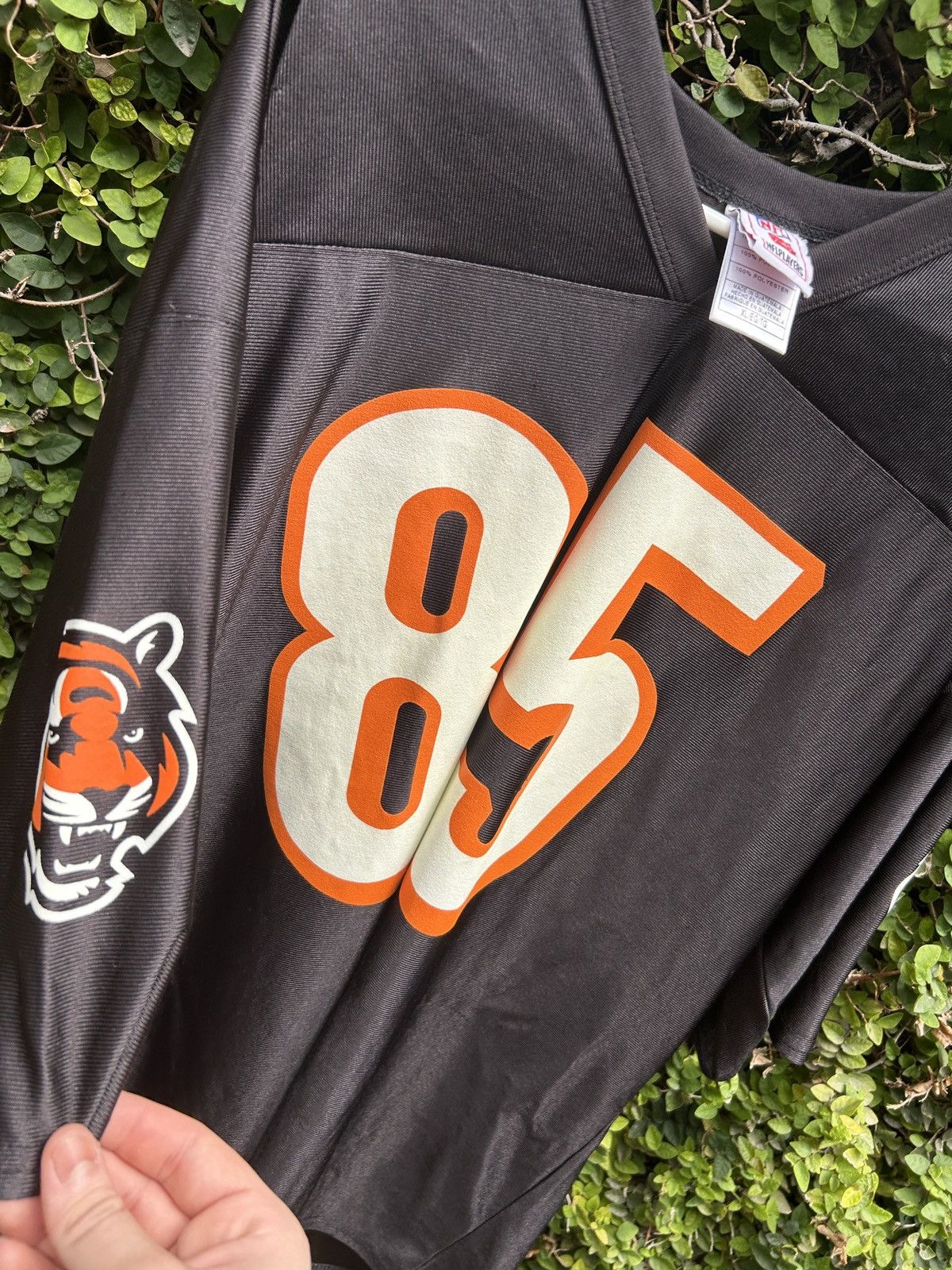 NFL Rare, Chad Ochocinco #85 Cincinnati Benglas vintage Jersey Size US XL / EU 56 / 4 - 5 Thumbnail