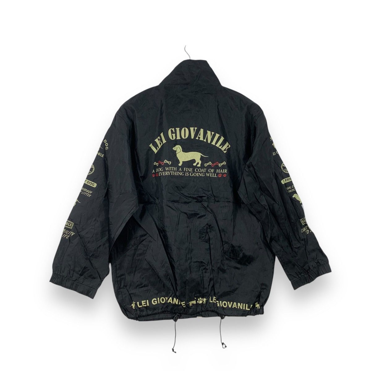 Vintage LEI GIOVANILE Friendly Dog Windbreaker Jacket