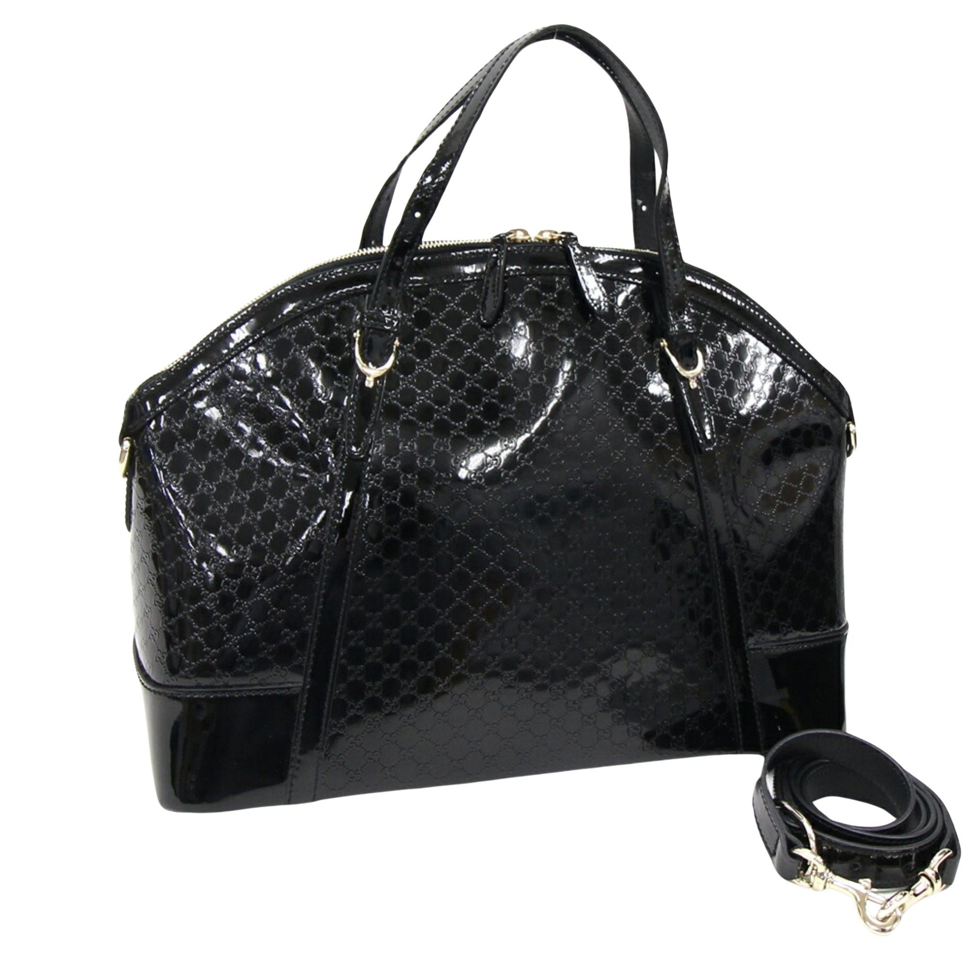 image of Gucci Micro Guccissima Handbag in Black, Women's