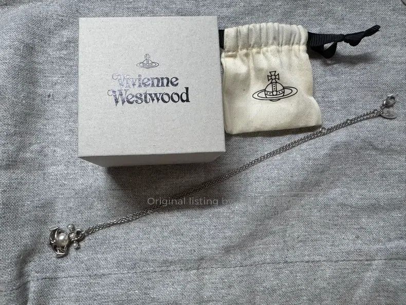 Vivienne Westwood Vivienne Westwood Anchor Pearl Saturn Necklace Size ONE SIZE - 6 Thumbnail