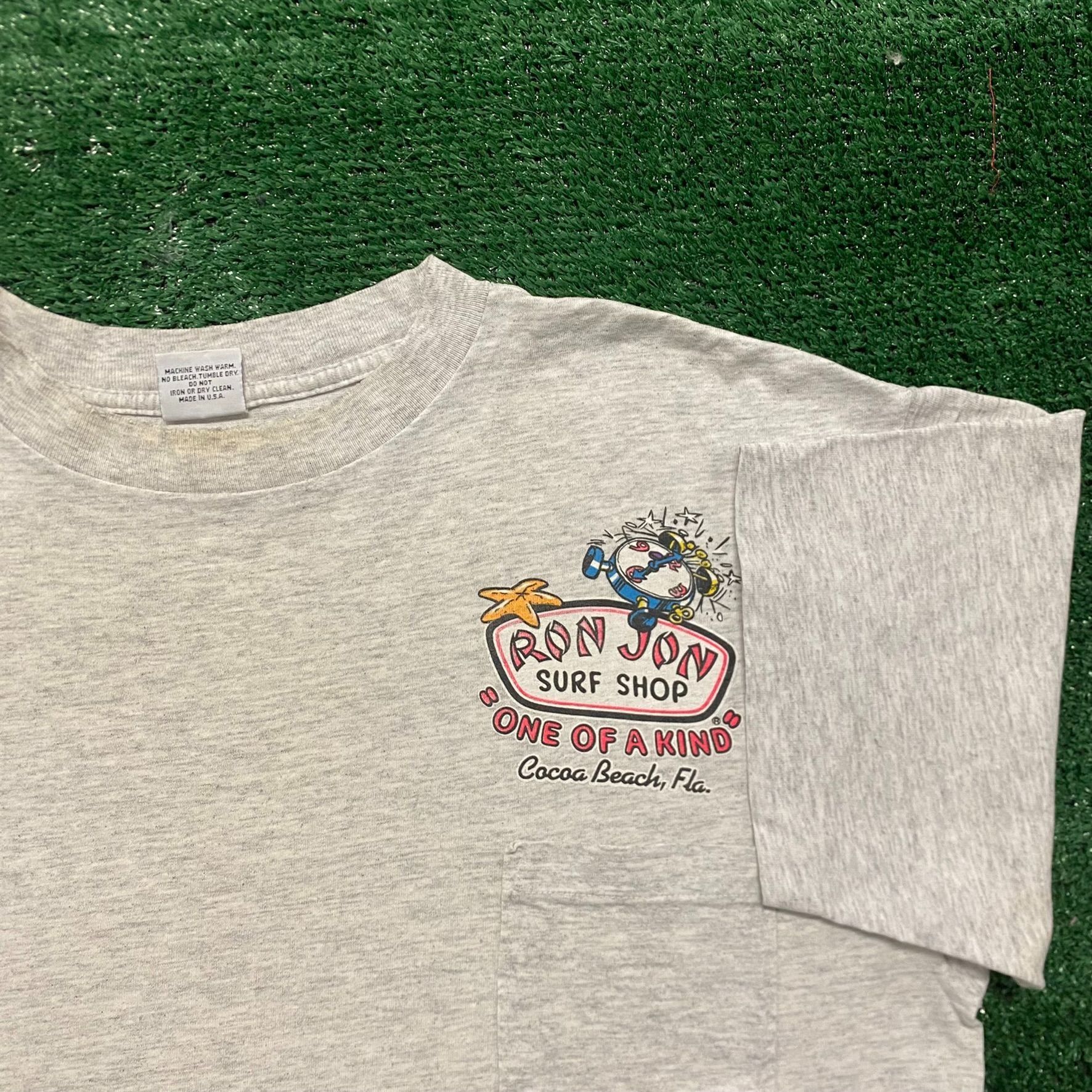 Ron Jon Surf Shop Vintage 90s Ron Jon Surf Shop Single Stitch Baggy T-Shirt Size US L / EU 52-54 / 3 - 5 Thumbnail