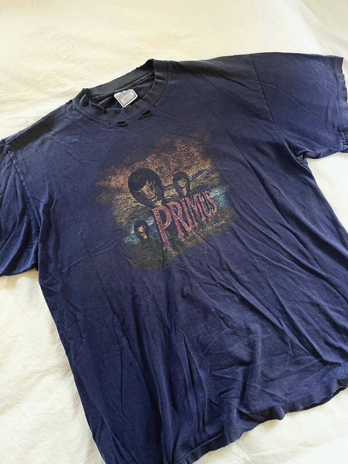 image of Vintage Primus T-Shirt in Blue Purple, Men's (Size XL)