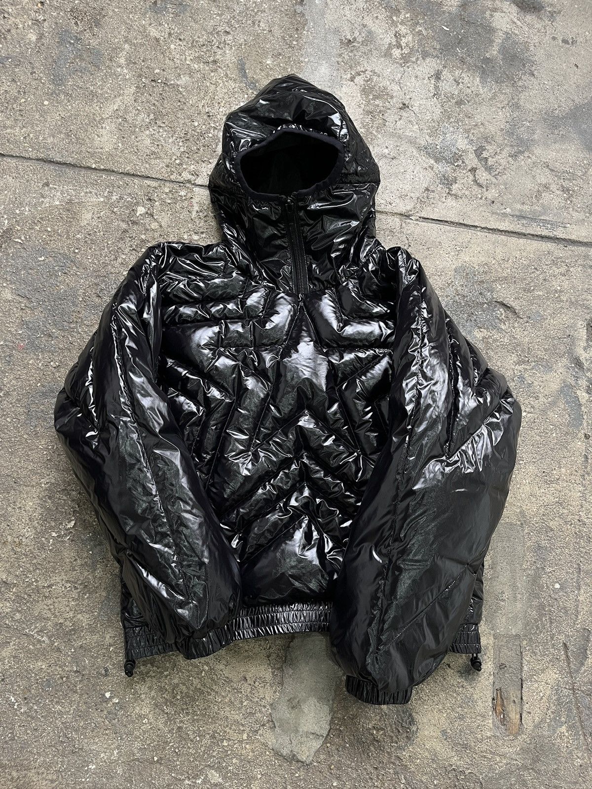 Bad Son Badson Black Star Puffer Jacket (unisex) Size US S / EU 44-46 / 1 - 10 Thumbnail
