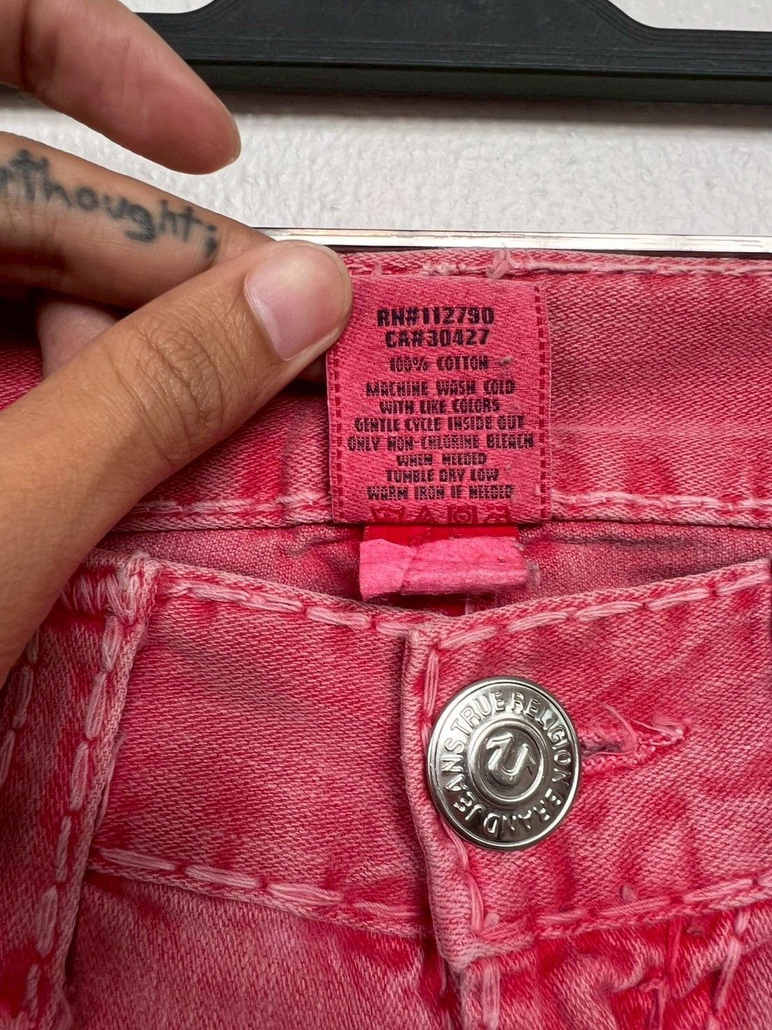 True Religion VINTAGE TRUE RELIGION BOBBY SUPER T JEANS Size US 34 / EU 50 - 4 Thumbnail