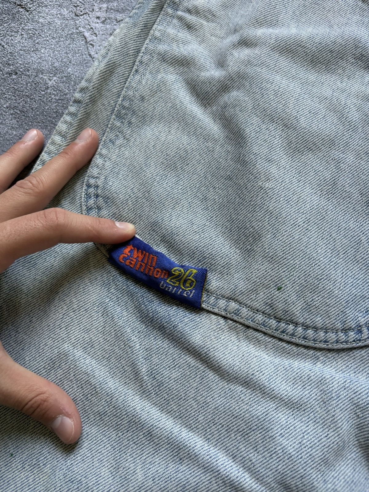 JNCO Vintage JNCO Twin Cannon Y2K Skater Baggy Wide Leg Jeans USA Size US 26 / EU 42 - 6 Thumbnail