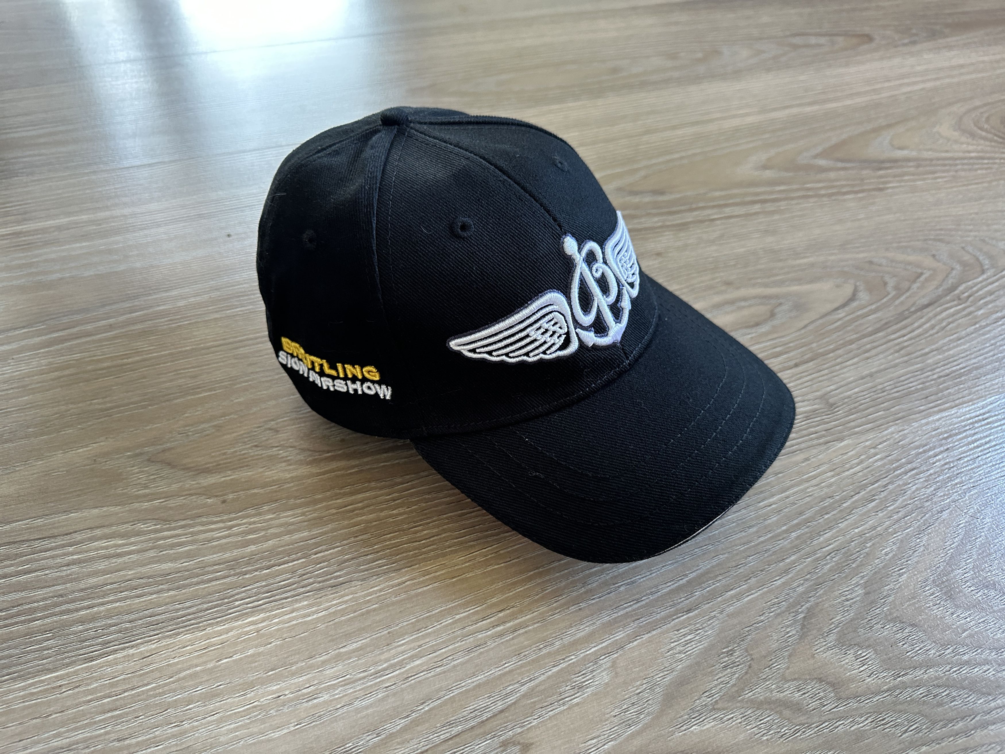 Breitling × Designer Breitling New Black Baseball Cap Size ONE SIZE - 4 Thumbnail
