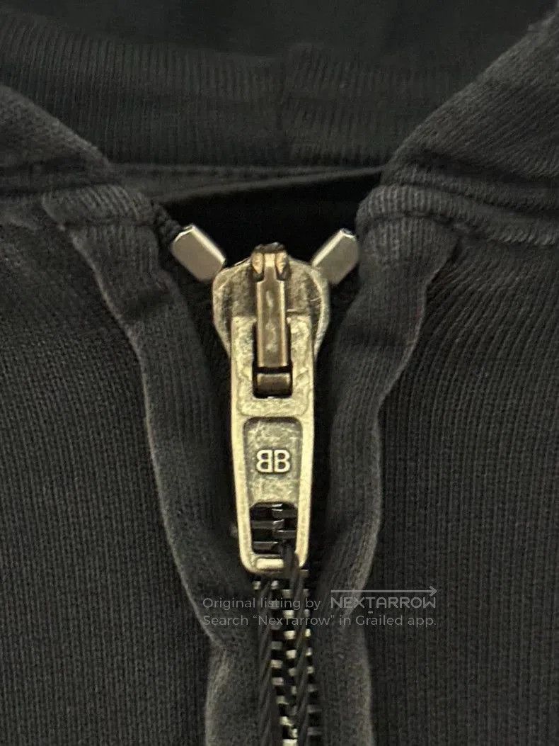 Balenciaga Balenciaga Tape Logo Zip Hoodie Jacket. Size US S / EU 44-46 / 1 - 3 Thumbnail
