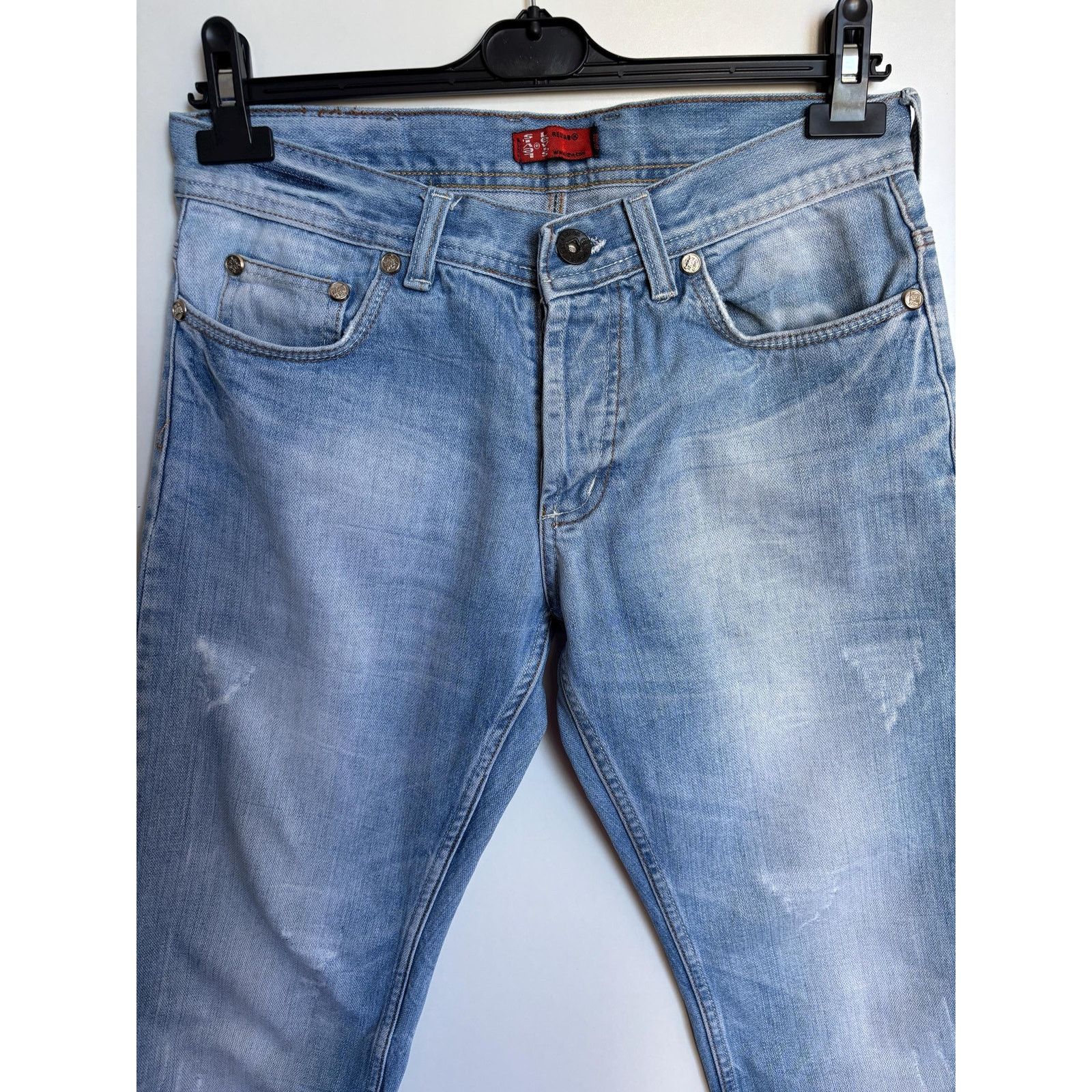 Levi's × Levi's Vintage Clothing × Vintage Levi's Red Tab Y2K ItalyMade Jeans W30 Button Fly Light Wash Size US 30 / EU 46 - 4 Thumbnail