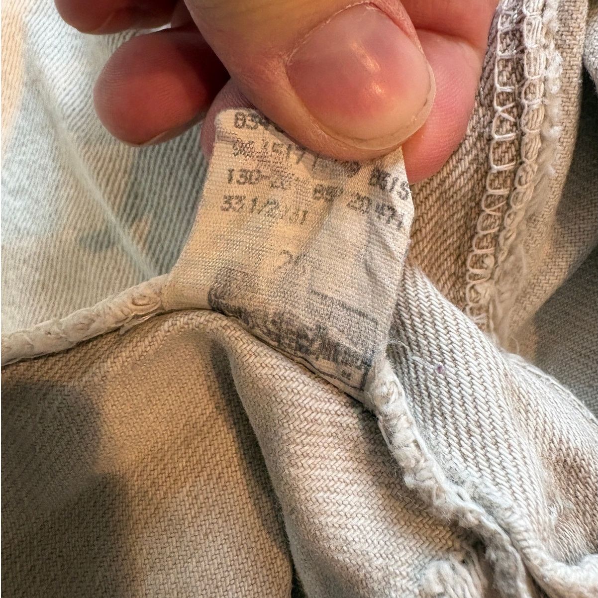 Lee × Vintage Vintage Riders by Lee Beige Denim Jeans (32x30) Size 16 MED Size 38" / US 16 / IT 52 - 11 Thumbnail