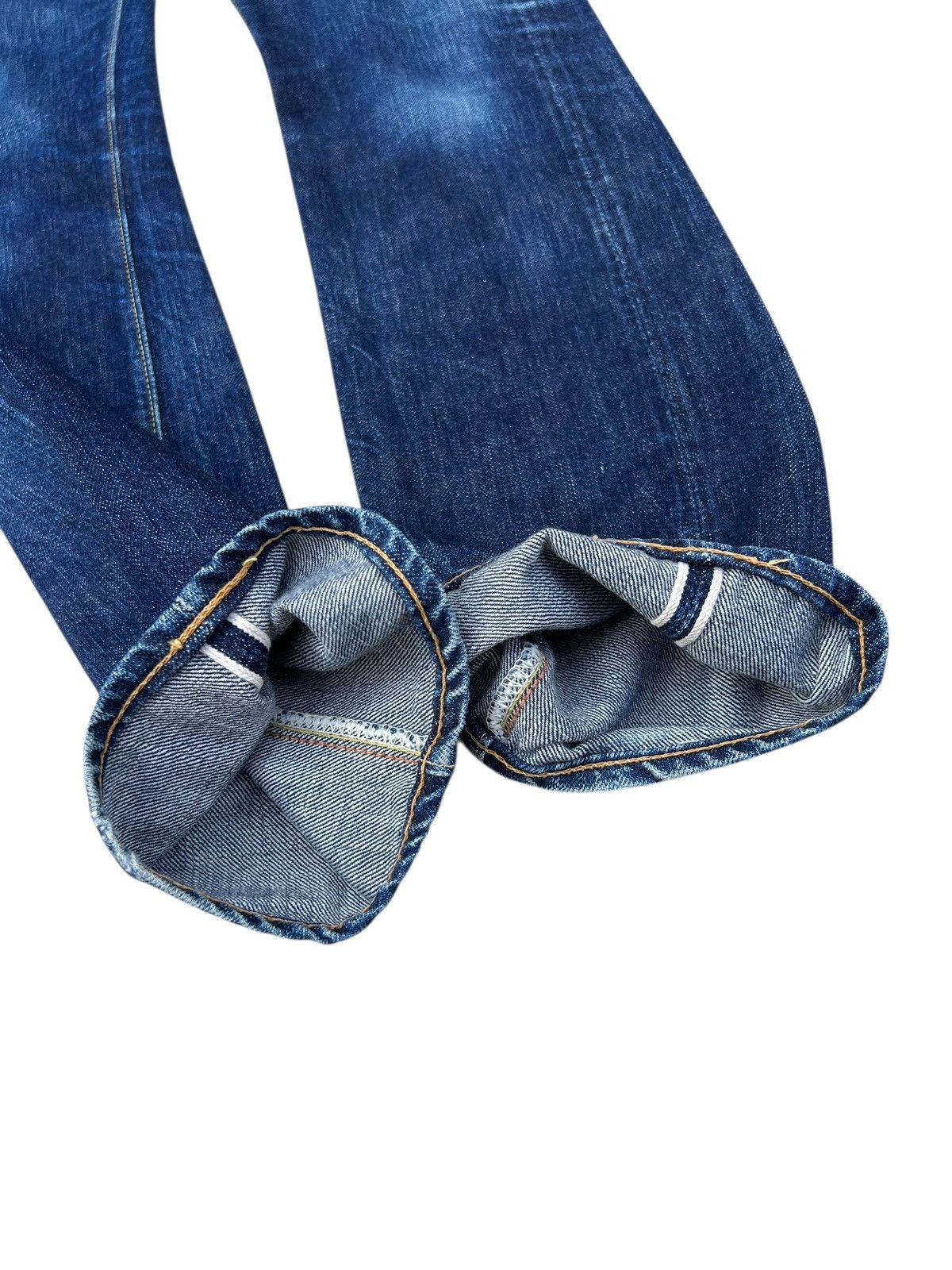 Full Count & Co. Vintage Full Count Japan Hidden Rivets Denim Selvedge Jeans Size US 27 - 11 Thumbnail