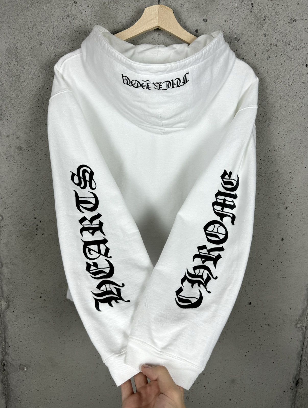 Chrome Hearts Vintage 90s Chrome Hearts White “F*ck You” Zip