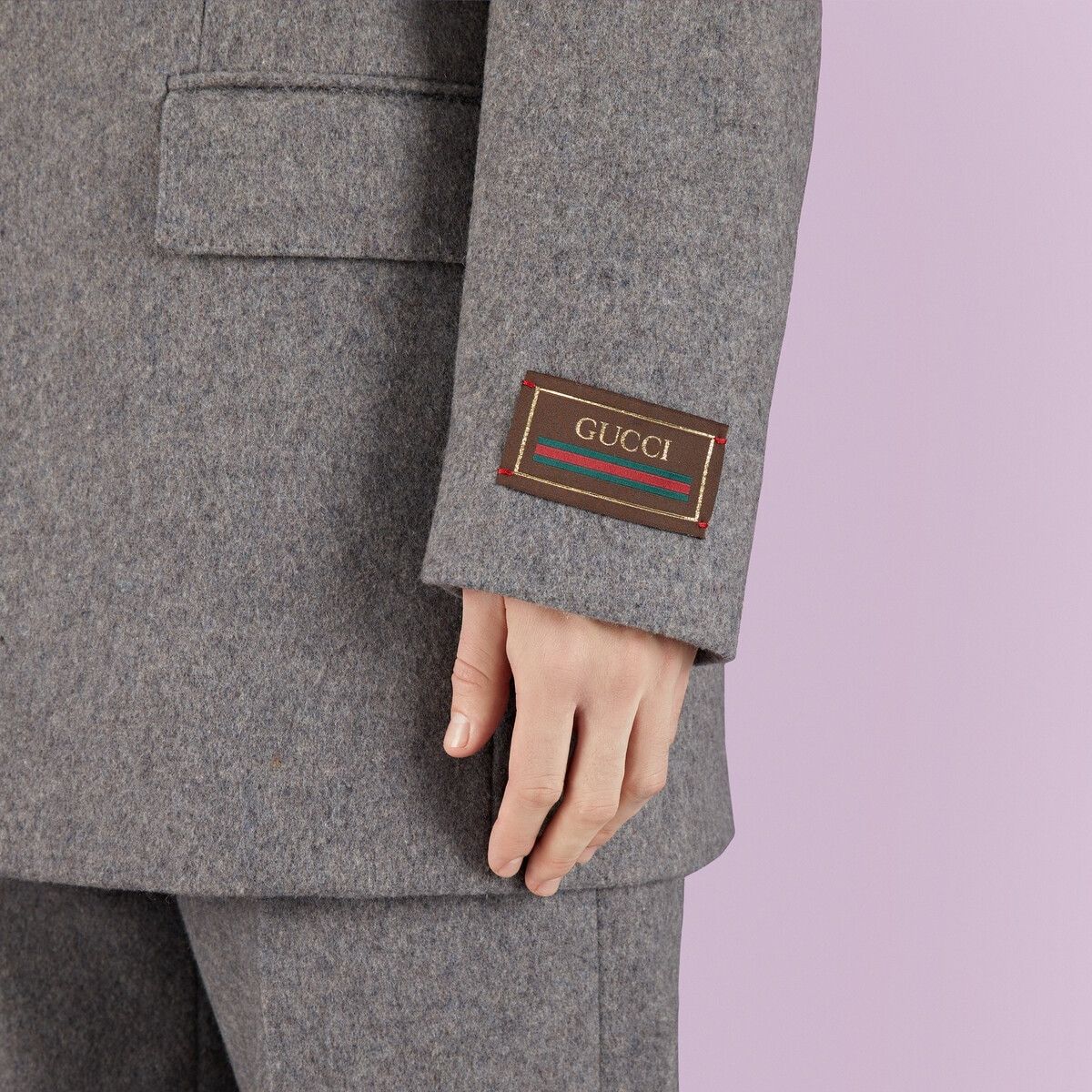 Gucci o1s1wg110125 Wool Cashmere Formal Jacket in Dark Grey Size US XL / EU 56 / 4 - 5 Thumbnail