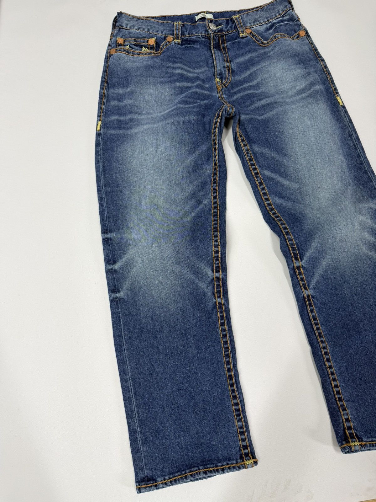 True Religion Vintage True Religion Bobby Relaxed Baggy Denim Jeans Y2K Size US 36 / EU 52 - 4 Thumbnail
