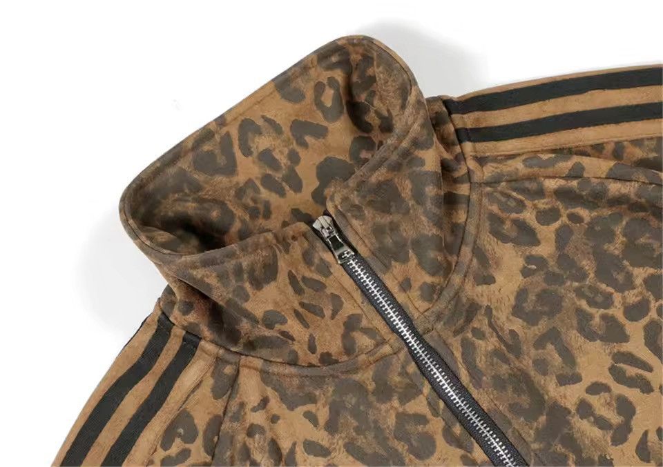 Other Leopard Retro Vintage Style Zipper Jacket Sweatshirt Size US M / EU 48-50 / 2 - 3 Thumbnail
