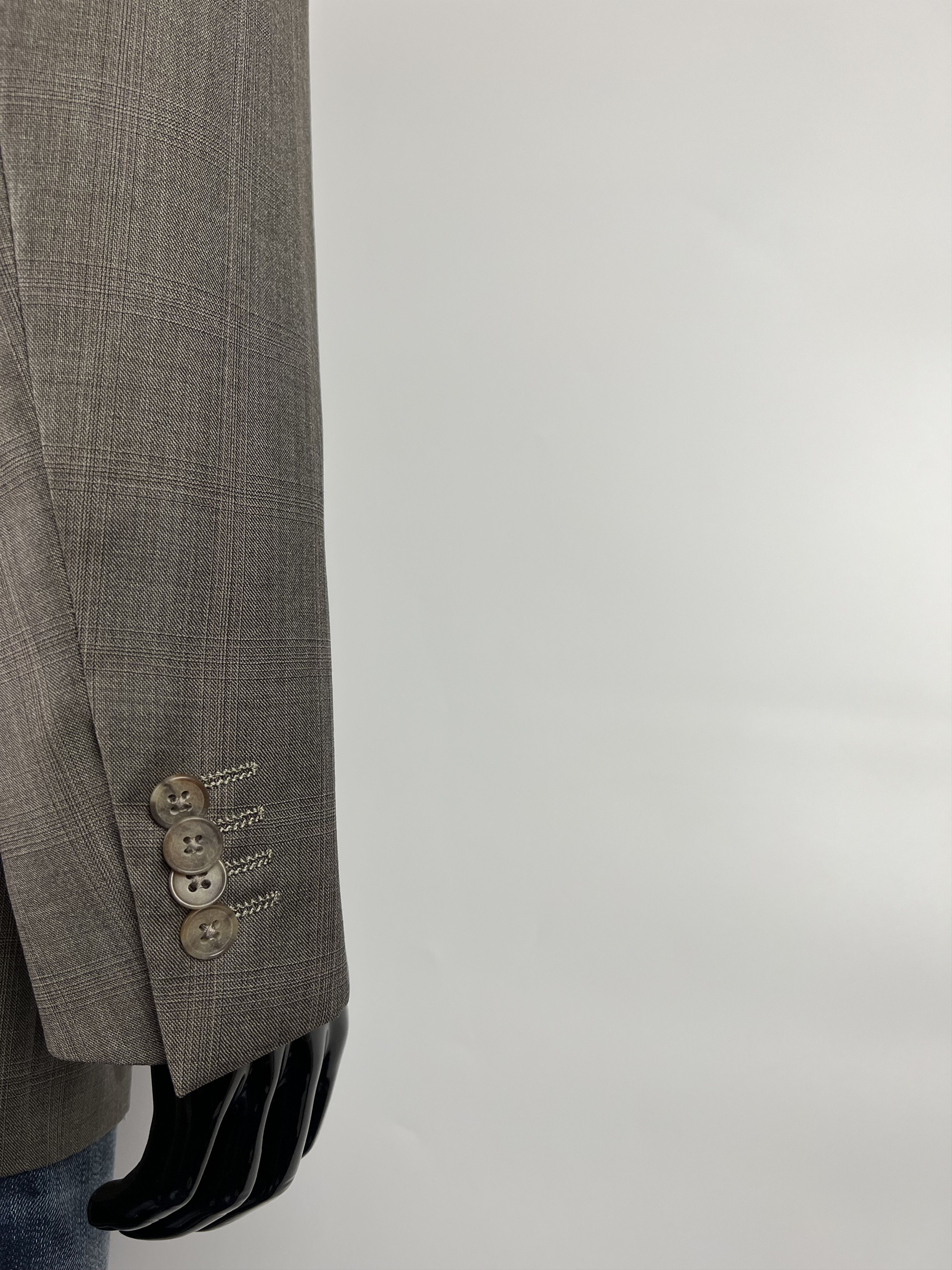 Ermenegildo Zegna Ermenegildo Zegna Three Buttons Wool Silk Size 52R Size 52R - 5 Thumbnail