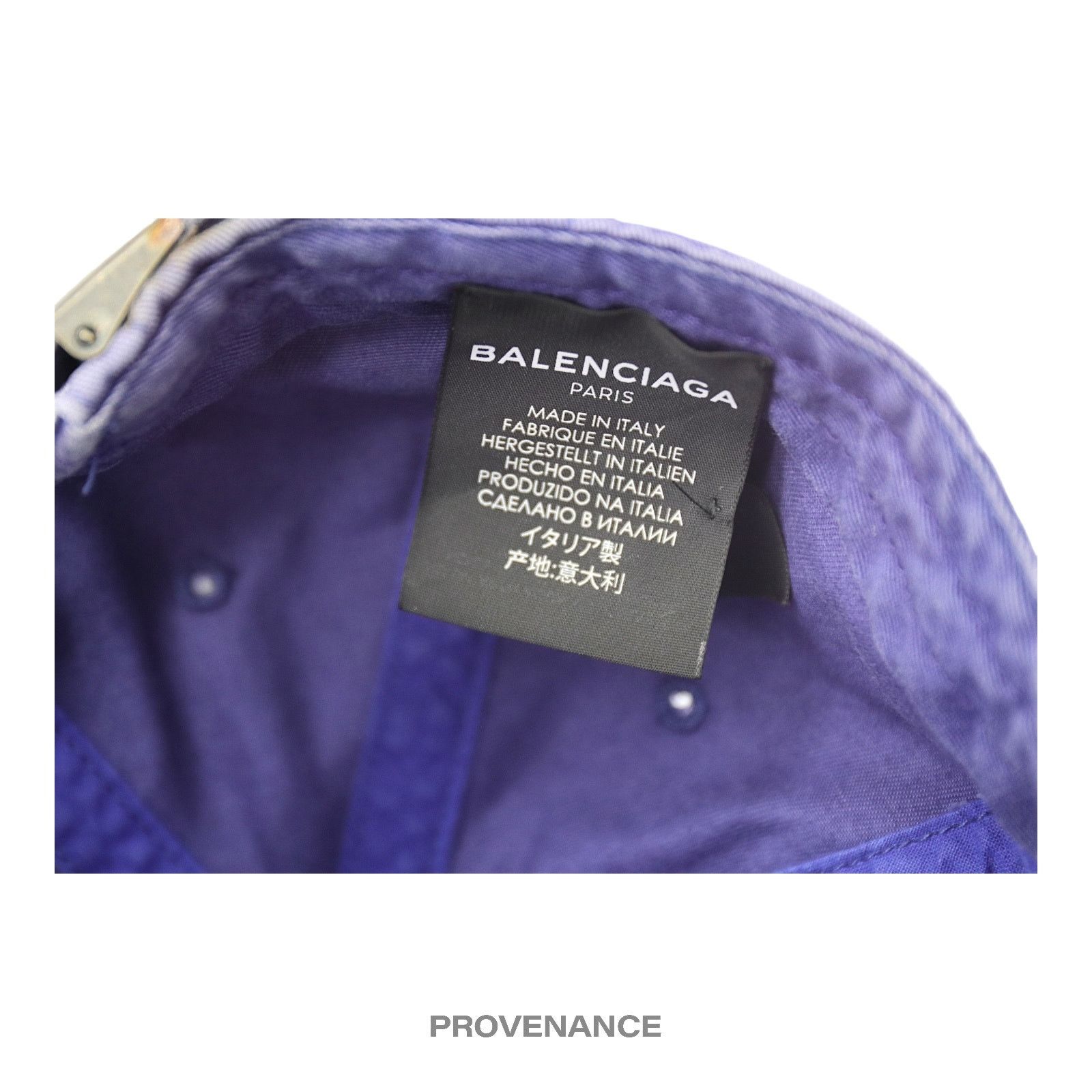 Balenciaga 🔴 Balenciaga Campaign Cap - Washed Blue Size ONE SIZE - 10 Thumbnail