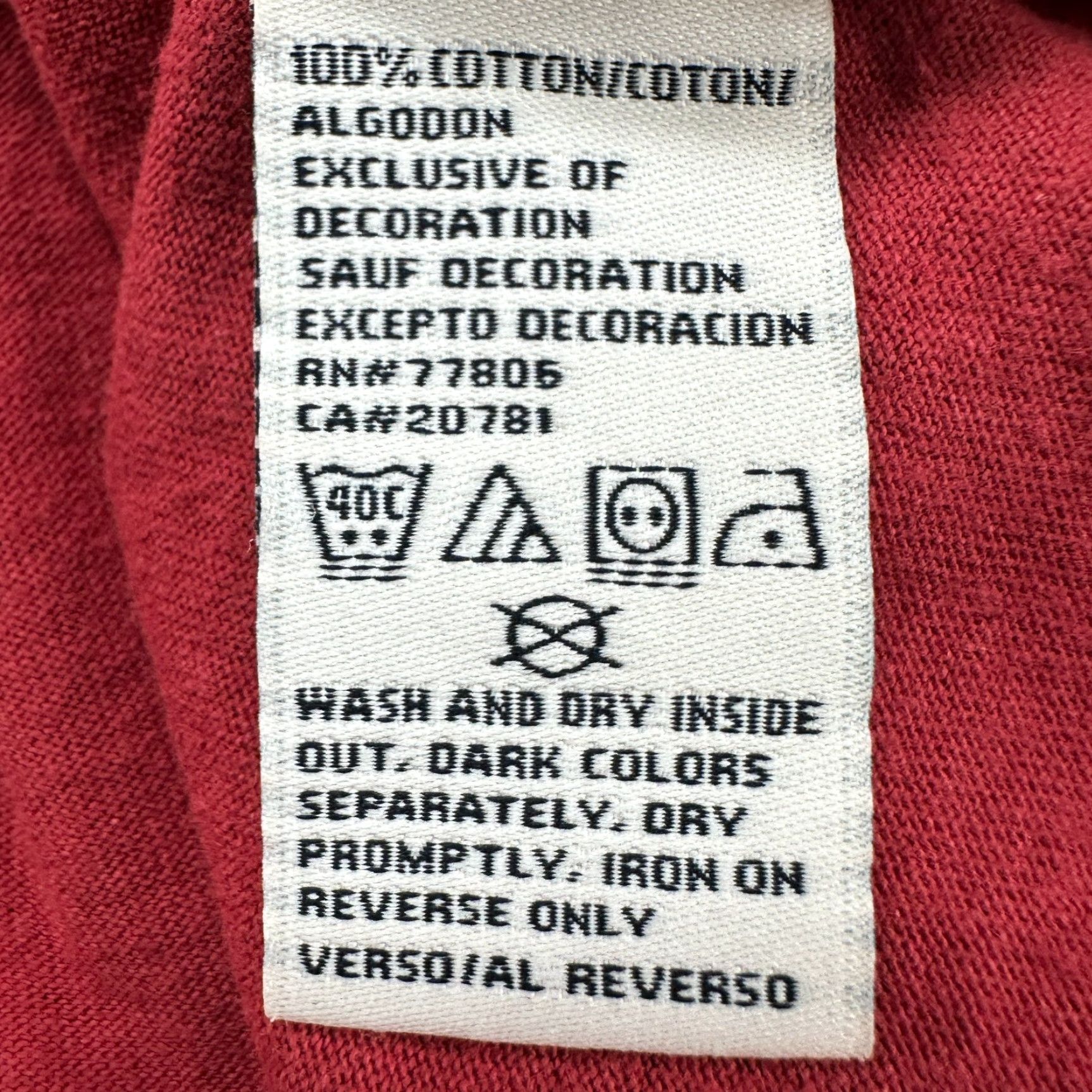 Tommy Hilfiger VINTAGE Tommy Hilfiger Shirt Women S Red Sleeveless Cotton 90s 90s Flag Tank Top T-Shirt Size S / US 4 / IT 40 - 4 Thumbnail