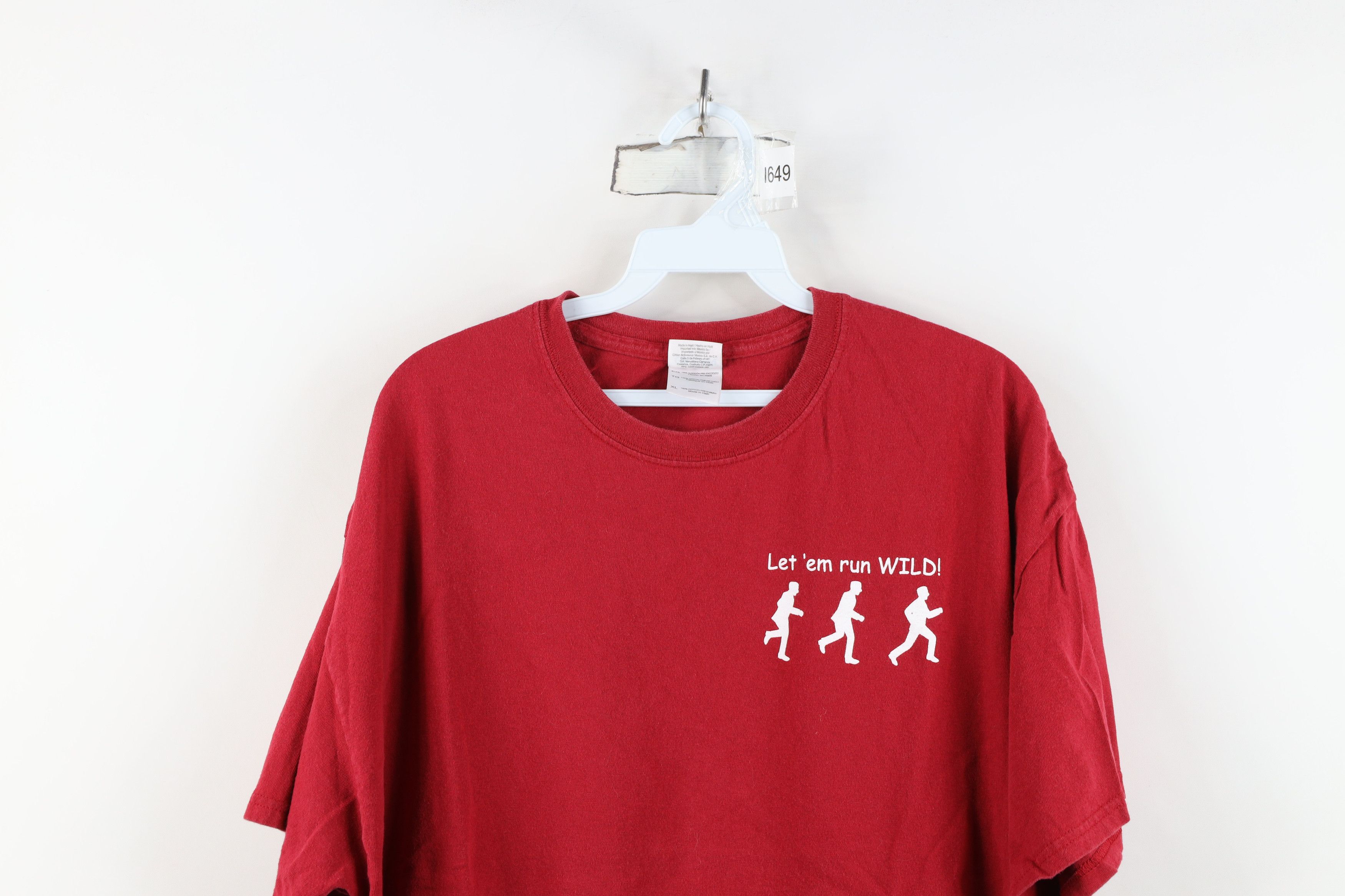 Vintage Vintage Data DBU Database Utility Audit T-Shirt Red Cotton Size US XL / EU 56 / 4 - 2 Thumbnail