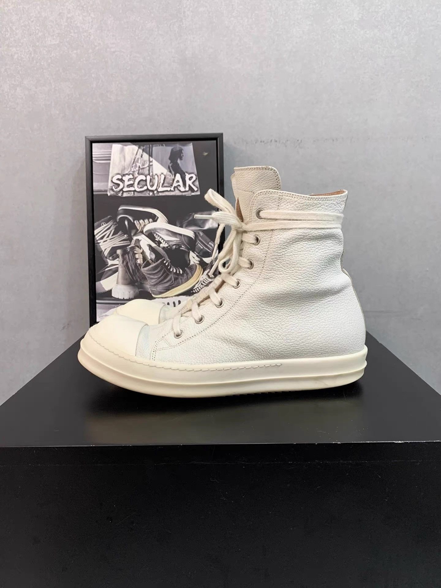 Rick Owens Rick Owens Mint Green Mainline Ramones K34 Size US 8 / EU 41 - 1 Thumbnail