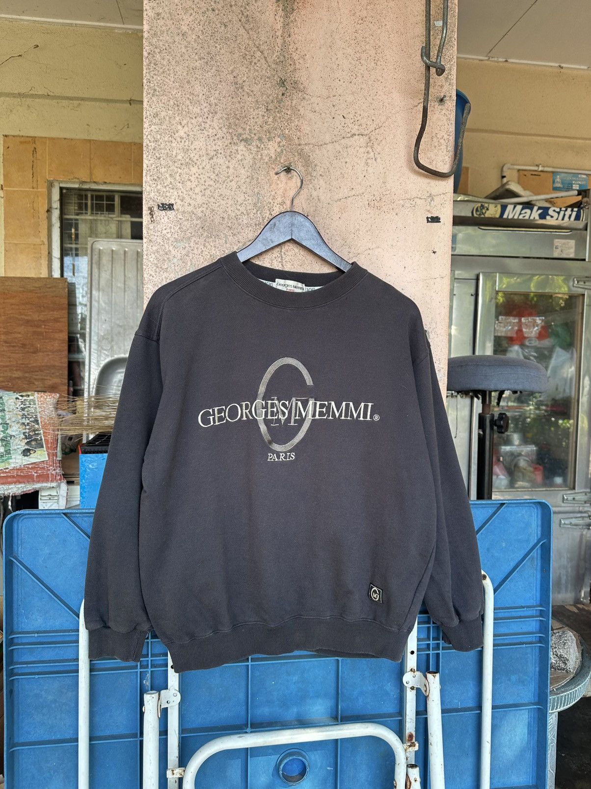 Vintage Georges Memmi Embroidery Sweater Size US S / EU 44-46 / 1 - 2 Thumbnail